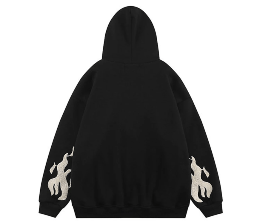 Japanese Brand Embroidery Hoodies Streetwear Size US L / EU 52-54 / 3 - 2 Thumbnail