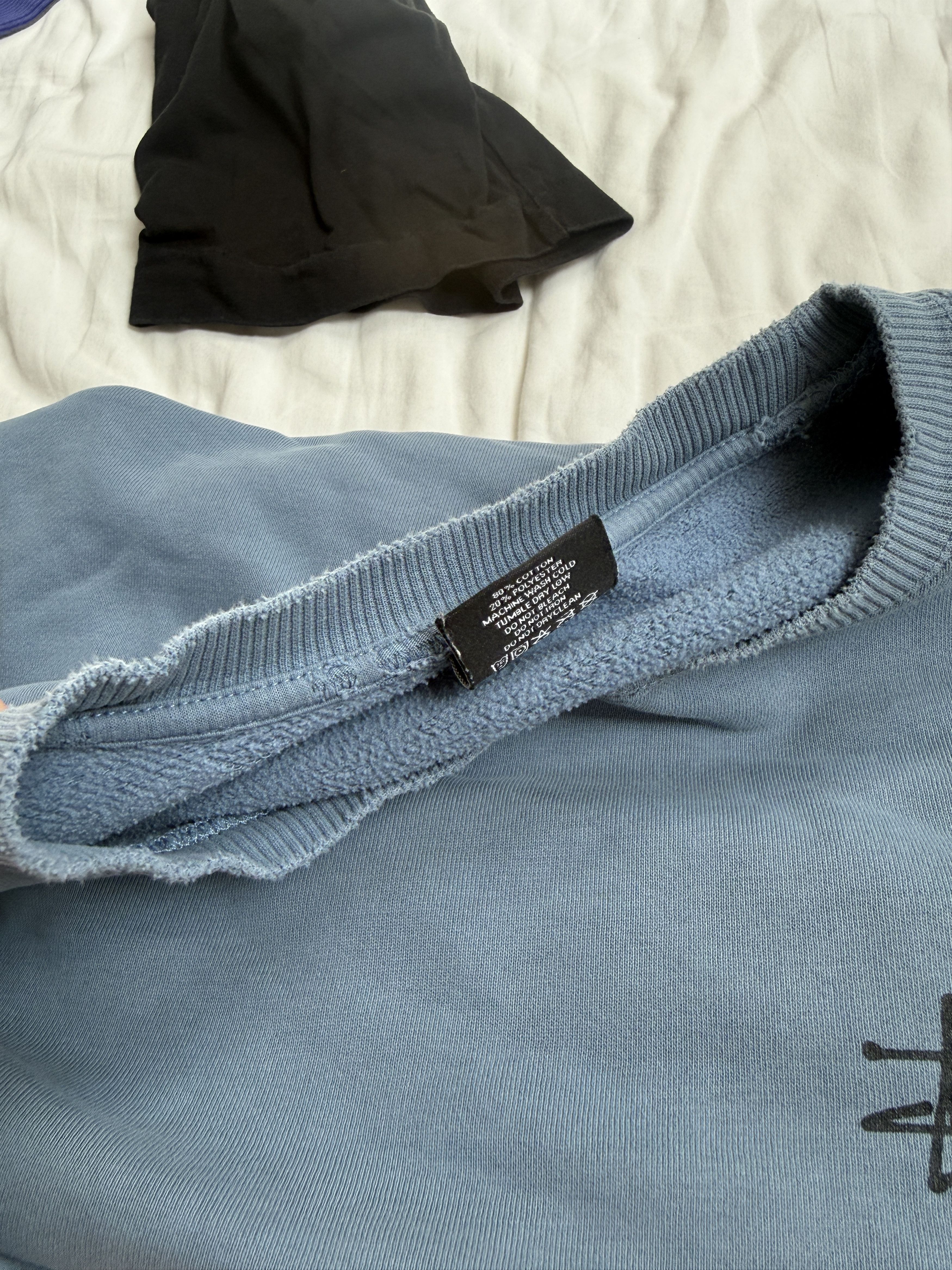 Stussy Stussy big back logo sweatshirt crewneck skate rap Size US L / EU 52-54 / 3 - 10 Thumbnail