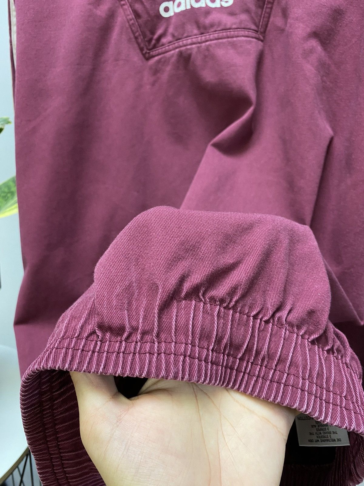Adidas × Vintage Vintage Adidas Jacket Baggy Big Logo Cotton Y2K 80s Size US L / EU 52-54 / 3 - 11 Thumbnail