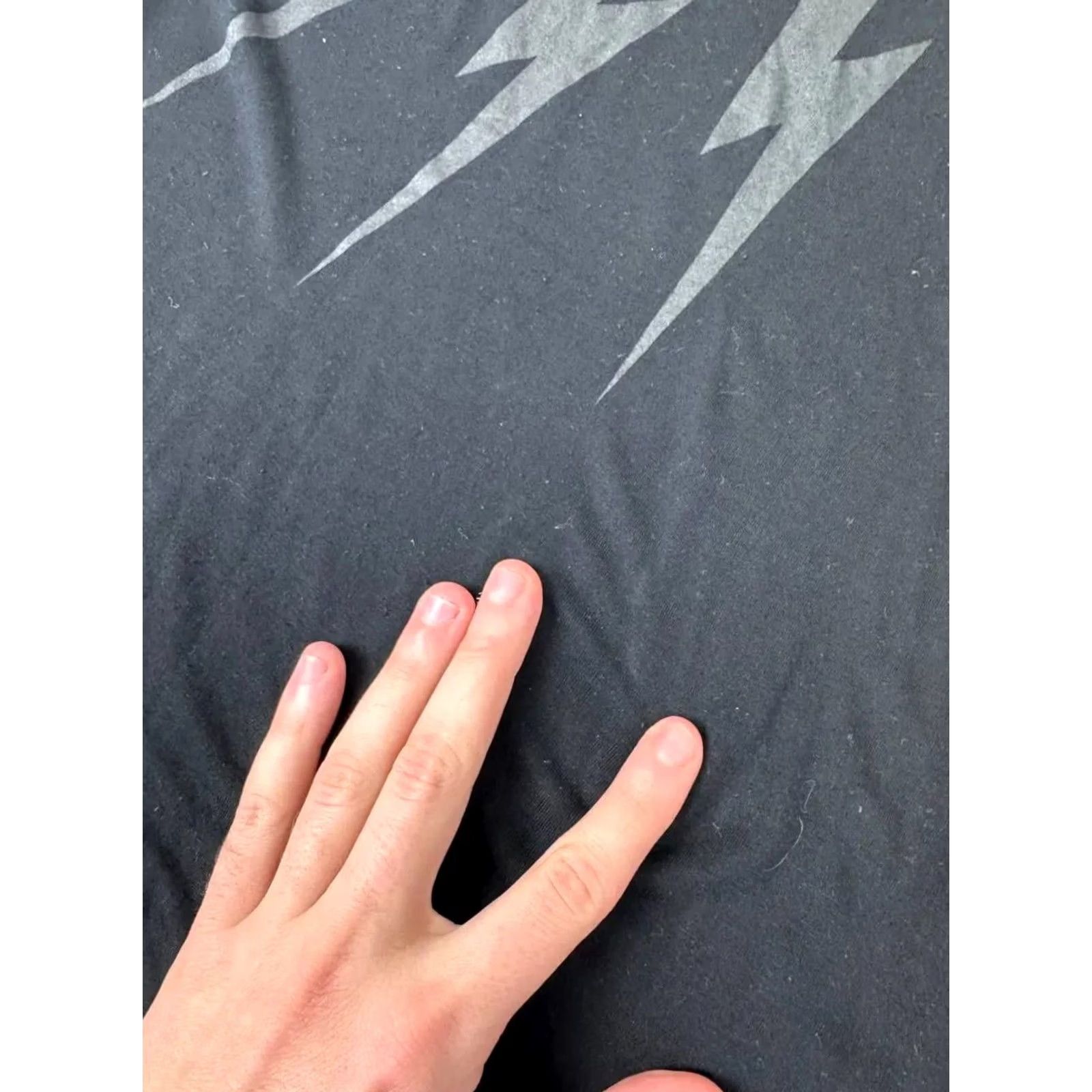 Neil Barrett Neil Barrett T-Shirt Men Size M Black Viscosa Lightning Size US M / EU 48-50 / 2 - 6 Thumbnail