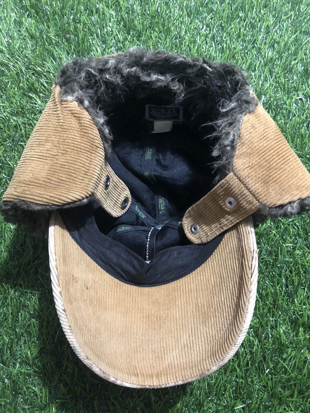 Von Dutch VON DUTCH CORDUROY HAT BROWN Size ONE SIZE - 8 Thumbnail