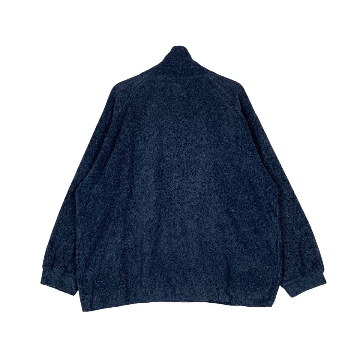 Converse CONVERSE Small Logo Half Zip Blue Fleece Pullover #1406-C59 Size US L / EU 52-54 / 3 - 7 Thumbnail