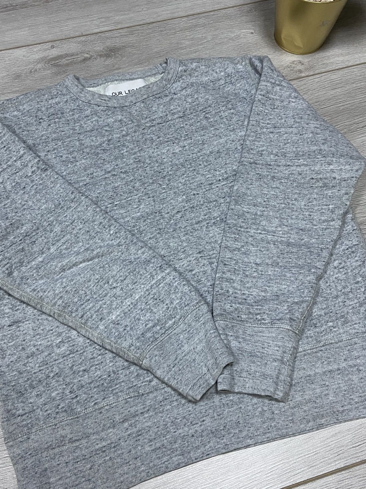 Our Legacy Our Legacy vintage fleece melange thick sweatshirt Size US M / EU 48-50 / 2 - 6 Thumbnail