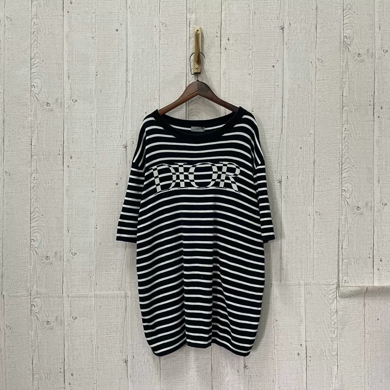 Dior Dior Black White Stripe Short Sleeve Size US XL / EU 56 / 4 - 1 Thumbnail