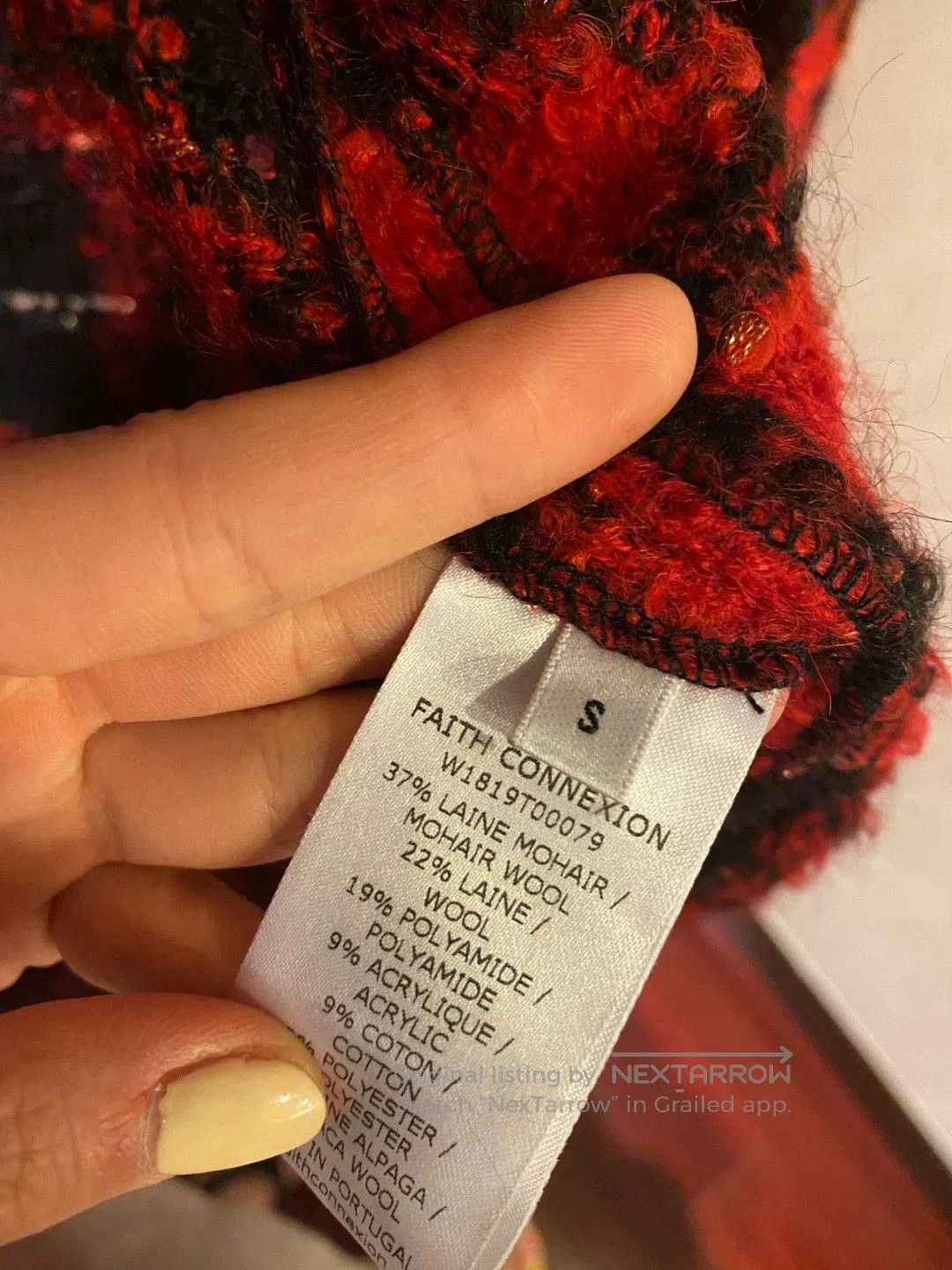 Faith Connexion Faith Connexion Men's Knit Shirt Jacket. Size US S / EU 44-46 / 1 - 4 Thumbnail