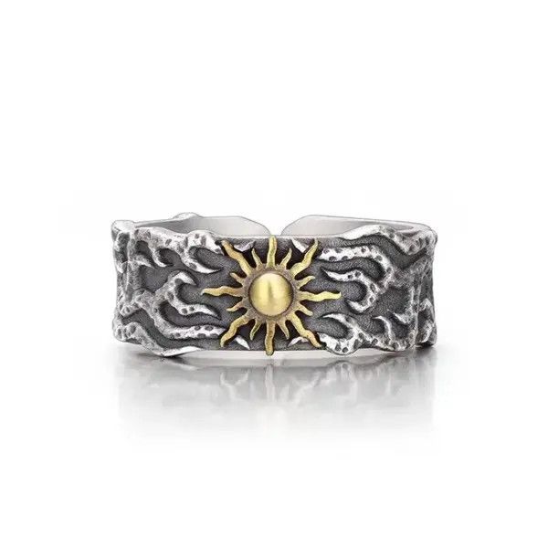 Designer Resizeable Vintage Sun Rings Size ONE SIZE - 1 Thumbnail