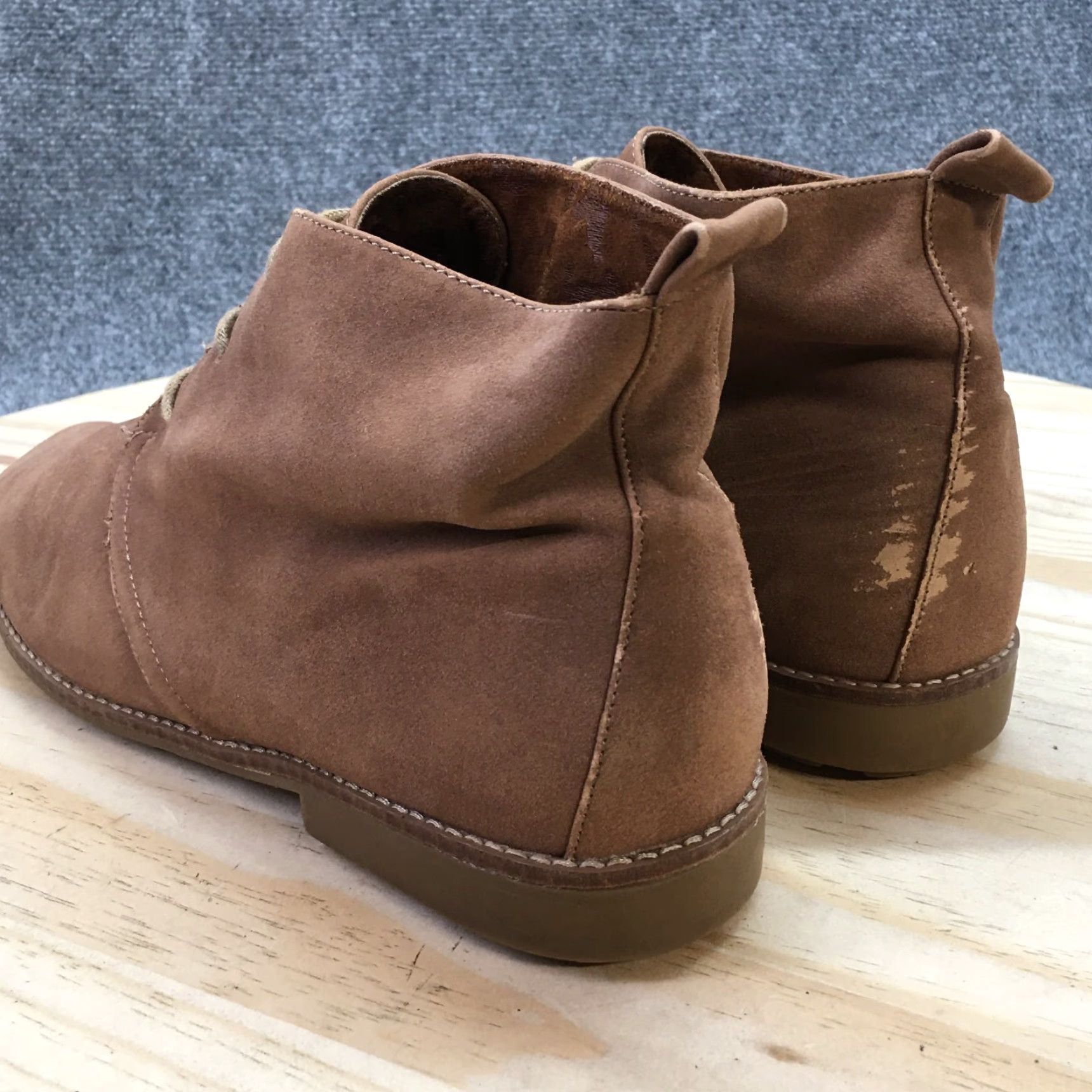 Vintage White Mountain Boots Womens 11 M Anderson Chukka Brown Faux Leather Ankle Top Shoes Brown Boots Womens 11 M Chukka Casual Classic Shoes Size L / US 10 / IT 46 - 7 Thumbnail