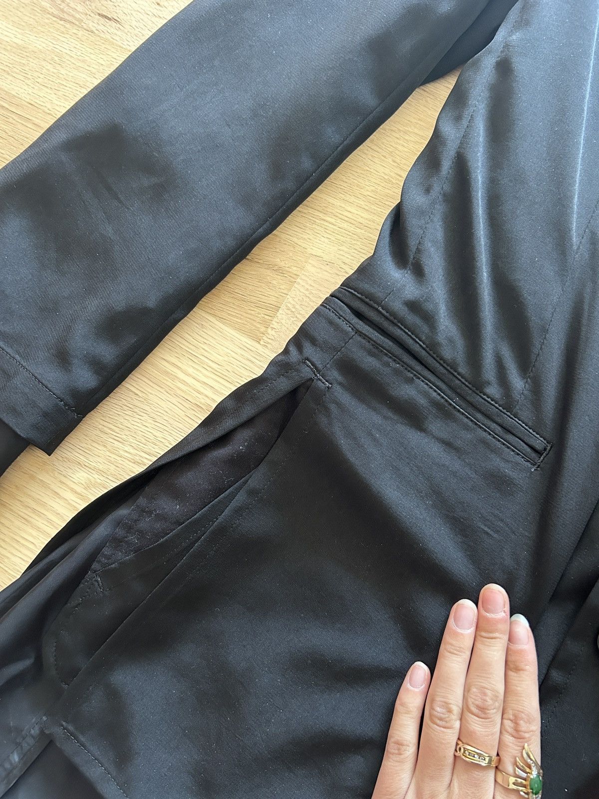Ground Y × Yohji Yamamoto Ground Y Doubled Layered Blazer Jacket Size 40L - 4 Thumbnail