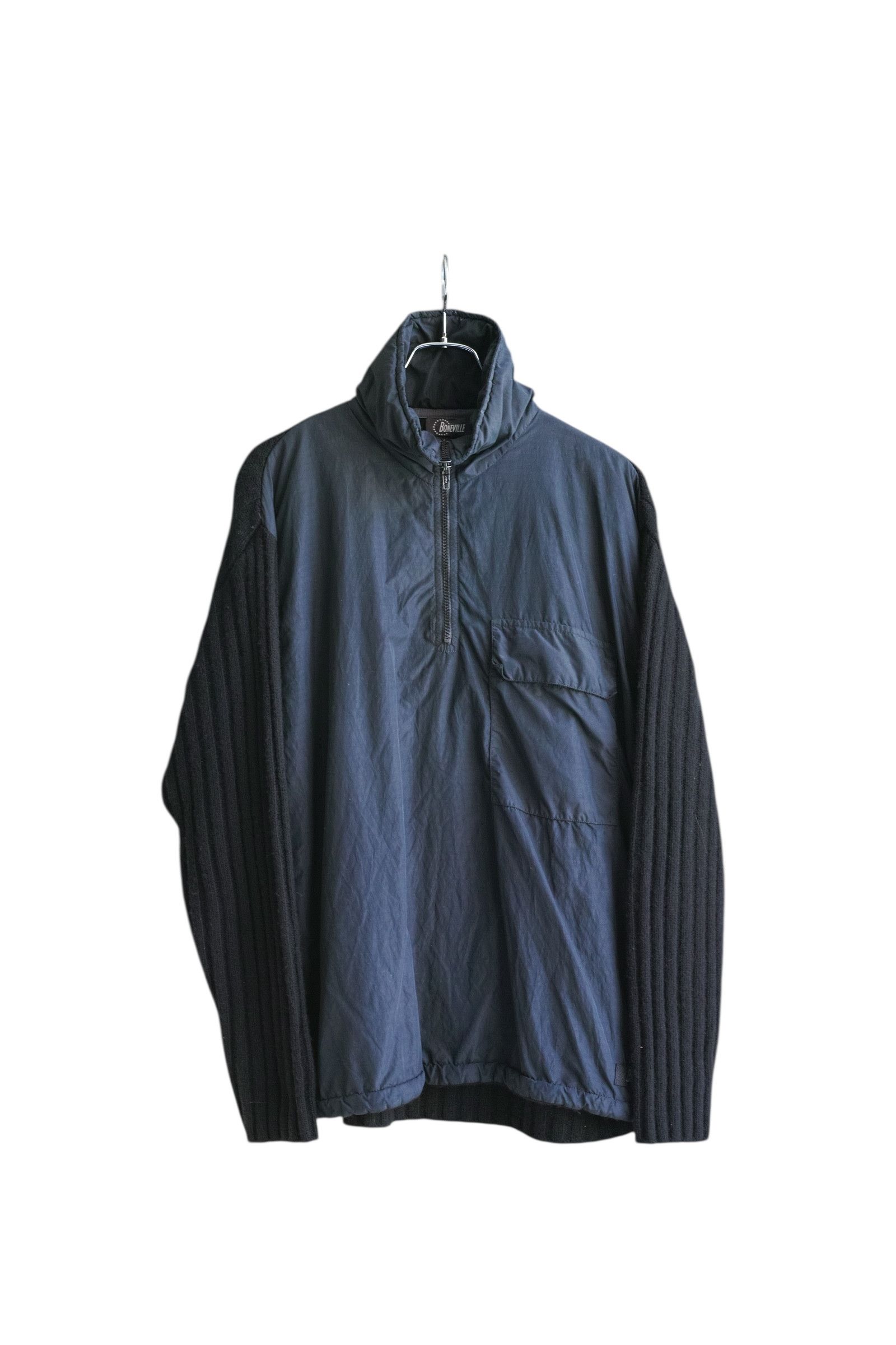 Boneville BONEVILLE 90s Wool Docking Pullover Jacket Navy Size XL Size US XL / EU 56 / 4 - 1 Thumbnail