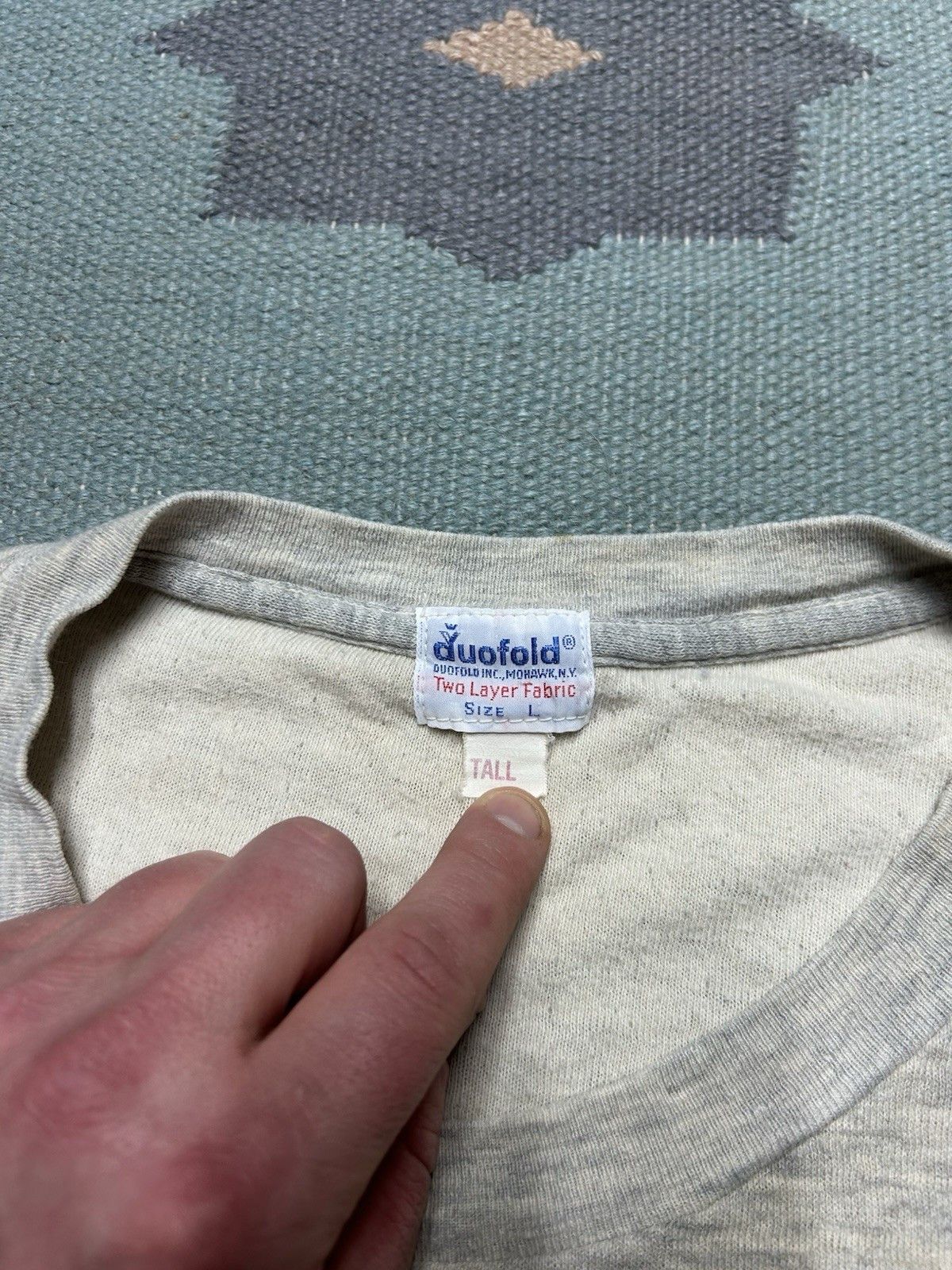 Vintage Vintage Duofold base shirt 2 layer cotton lined large tall Size US L / EU 52-54 / 3 - 6 Thumbnail