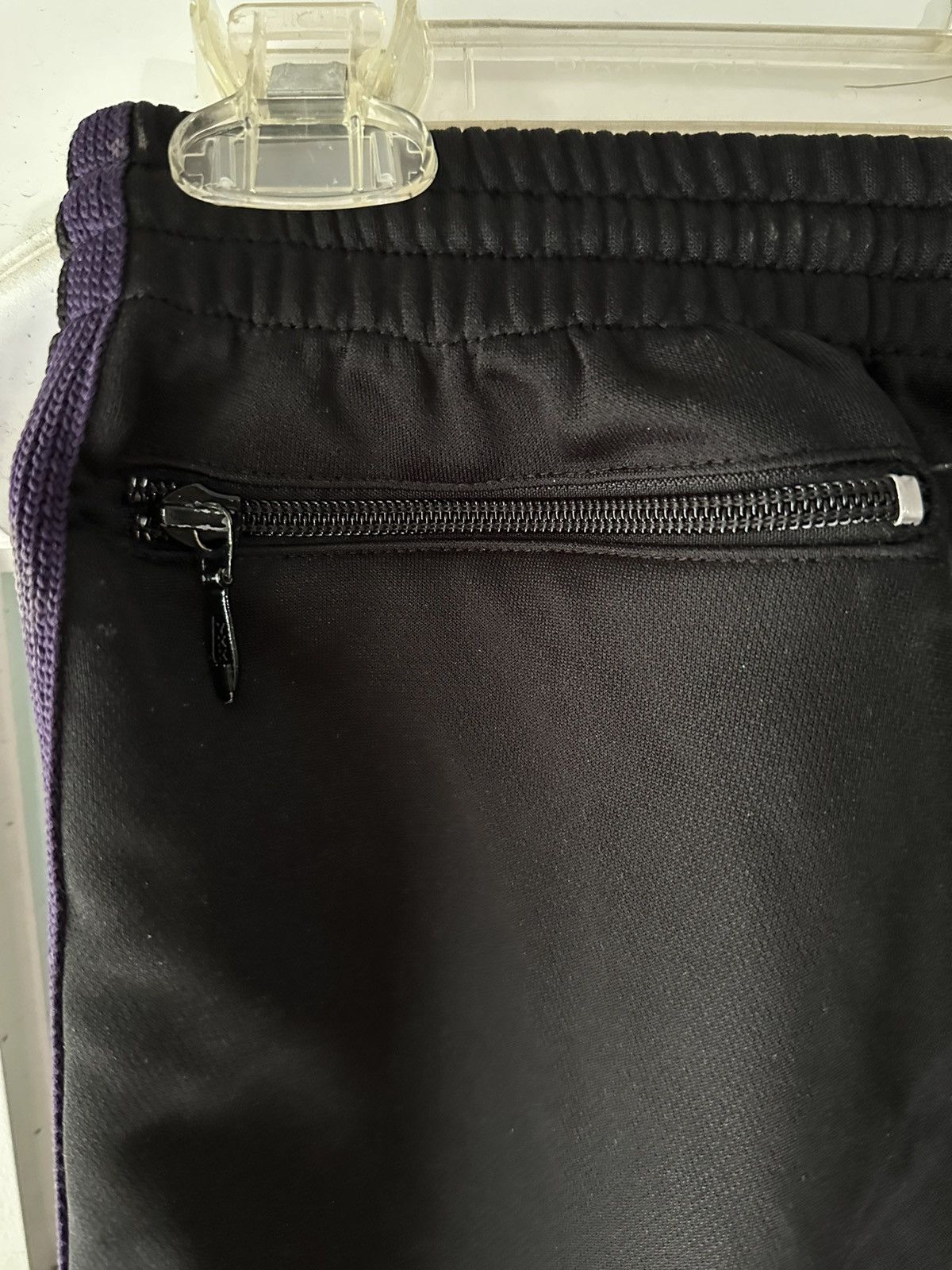 Needles Needles fitted black/purple track pants Size US 30 / EU 46 - 4 Thumbnail