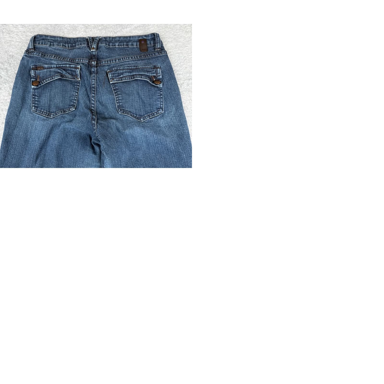 AG Jeans Jag Jeans Womens Blue Denim Bootcut Jeans 29x31 Low Rise Stretch 5-Pocket Cotton Blend Regular Size 8 Size 30" / US 8 / IT 44 - 10 Thumbnail