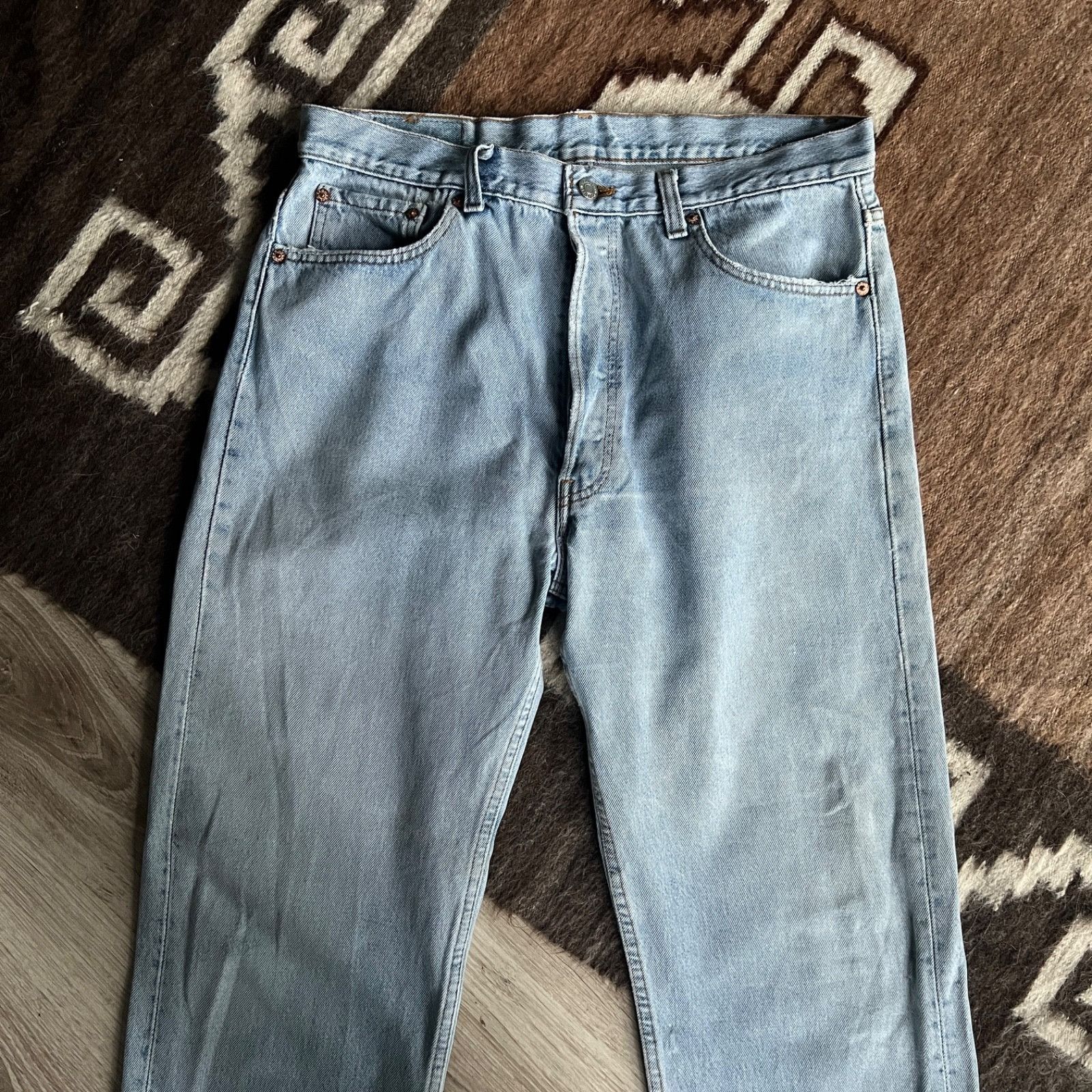 Levi's Levi’s 501 Vintage USA Made Denim Jeans 9805AC Size US 34 / EU 50 - 5 Thumbnail