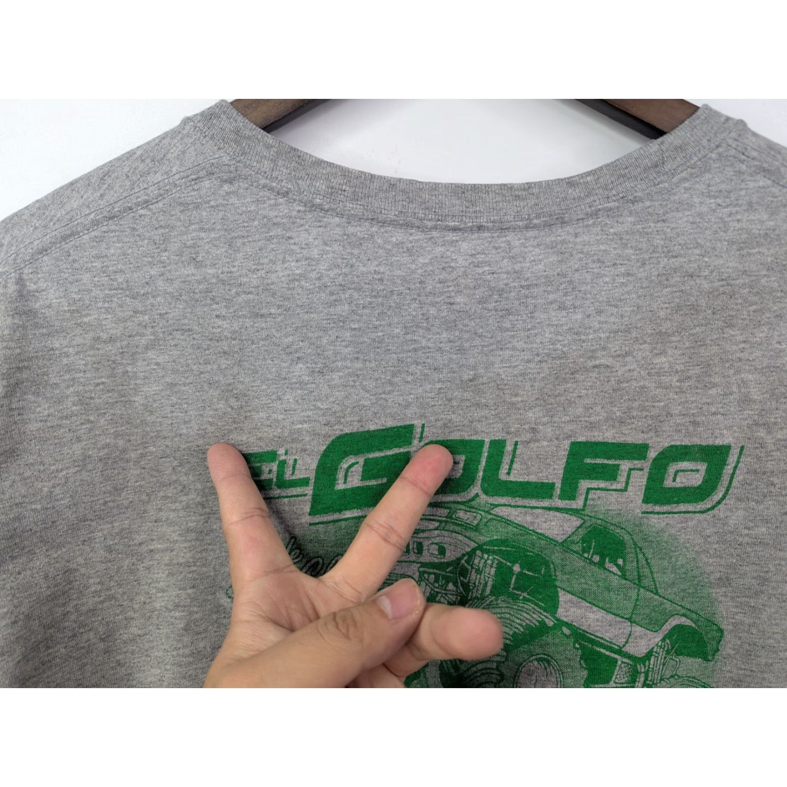 Hanes Hanes T-Shirt Unisex Adults Short Sleeve Gray Size L El Golfo De Santa Clara Sonora Mexico Vintage Size US L / EU 52-54 / 3 - 3 Thumbnail