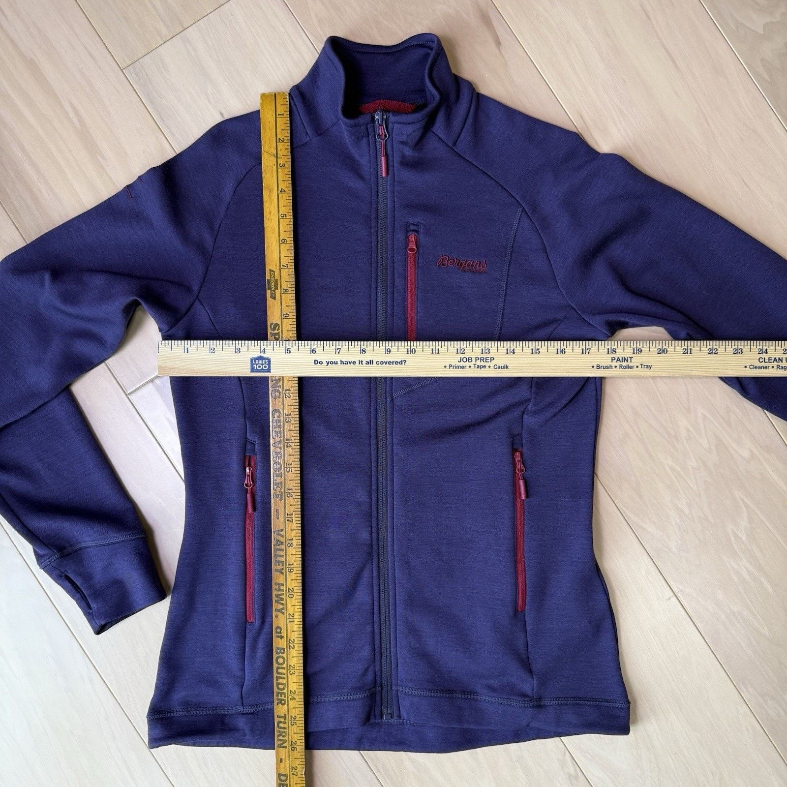 Bergans Bergans Norway Wool Jacket Women's Medium Purple Full Zip Size M / US 6-8 / IT 42-44 - 2 Thumbnail
