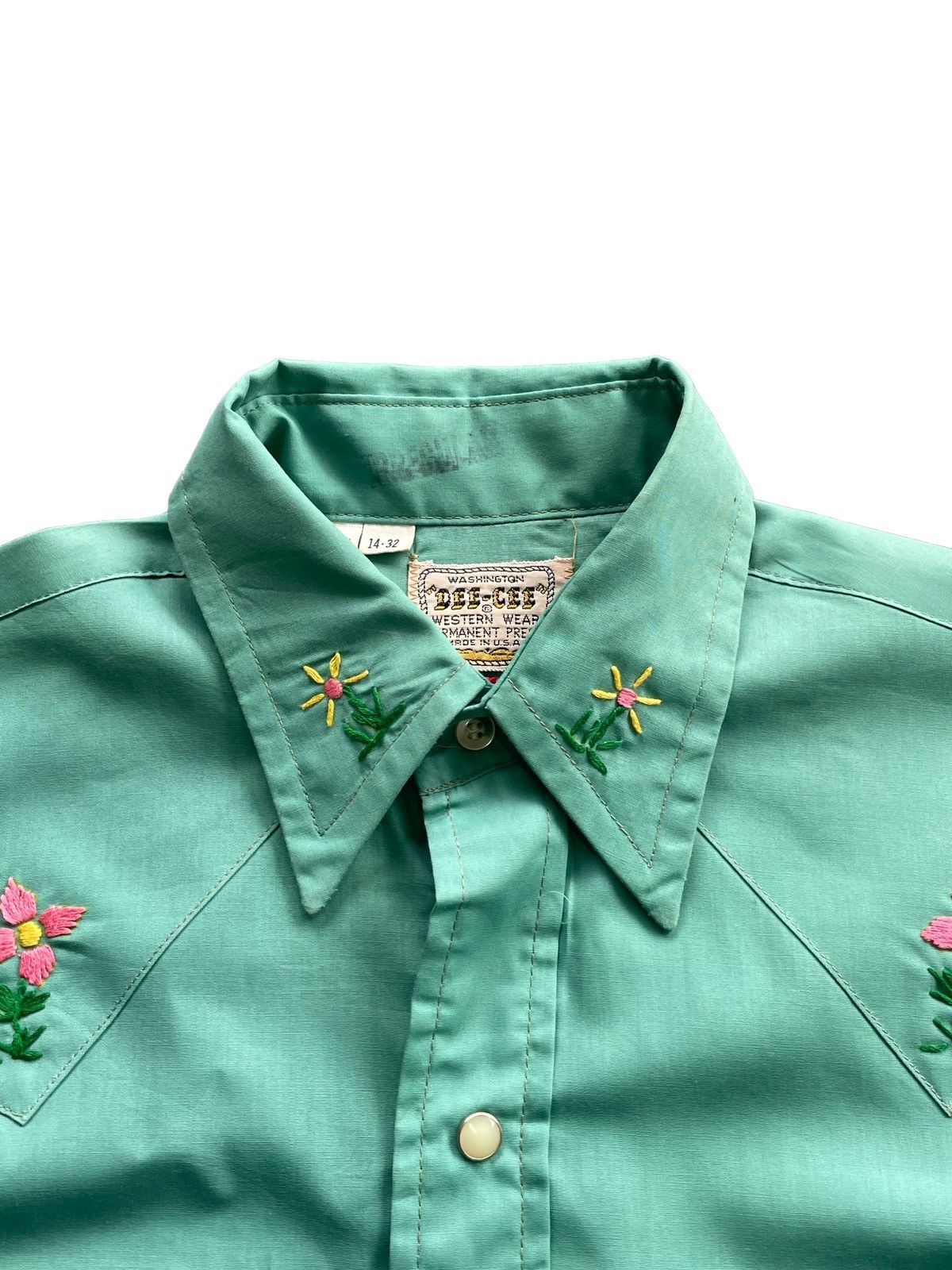 Vintage Vintage 70’s Washington Dee Cee Western Shirt Size US S / EU 44-46 / 1 - 5 Thumbnail