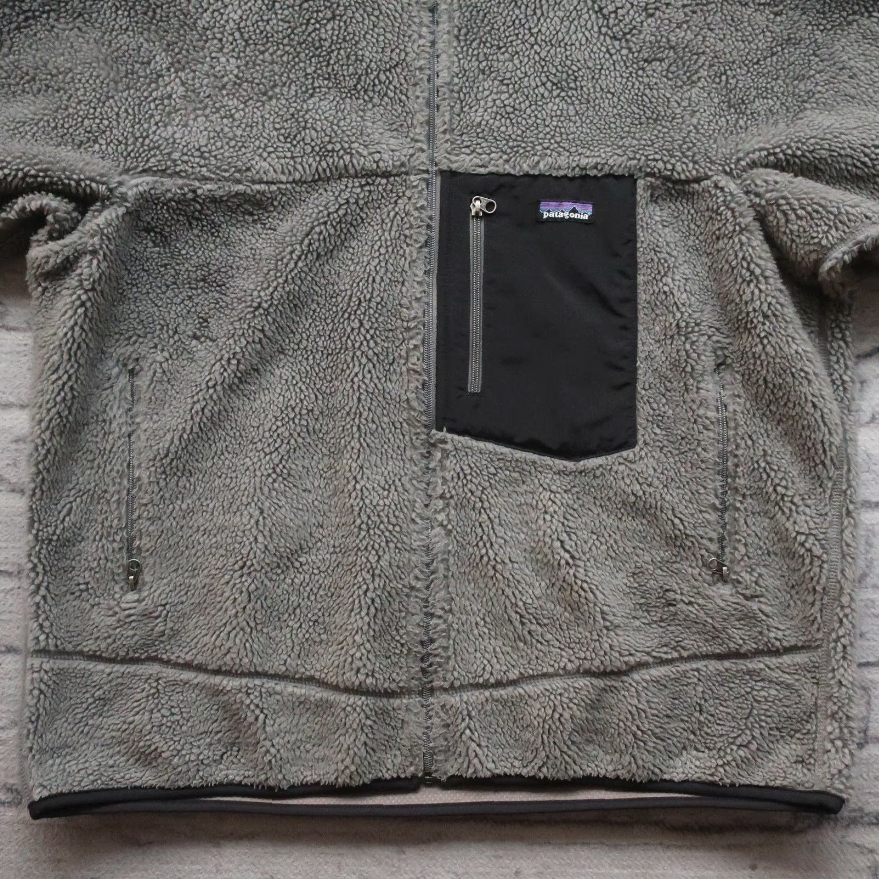 Patagonia VINTAGE Patagonia Pile Fleece Retro-X Jacket Mens XL Grey Size US XL / EU 56 / 4 - 5 Thumbnail