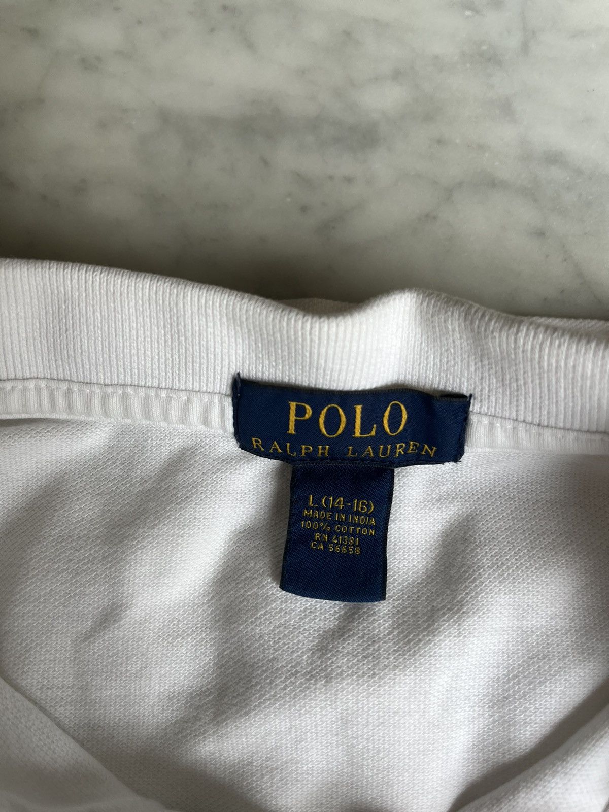 Polo Ralph Lauren White Ralph Lauren Polo Size US S / EU 44-46 / 1 - 3 Thumbnail