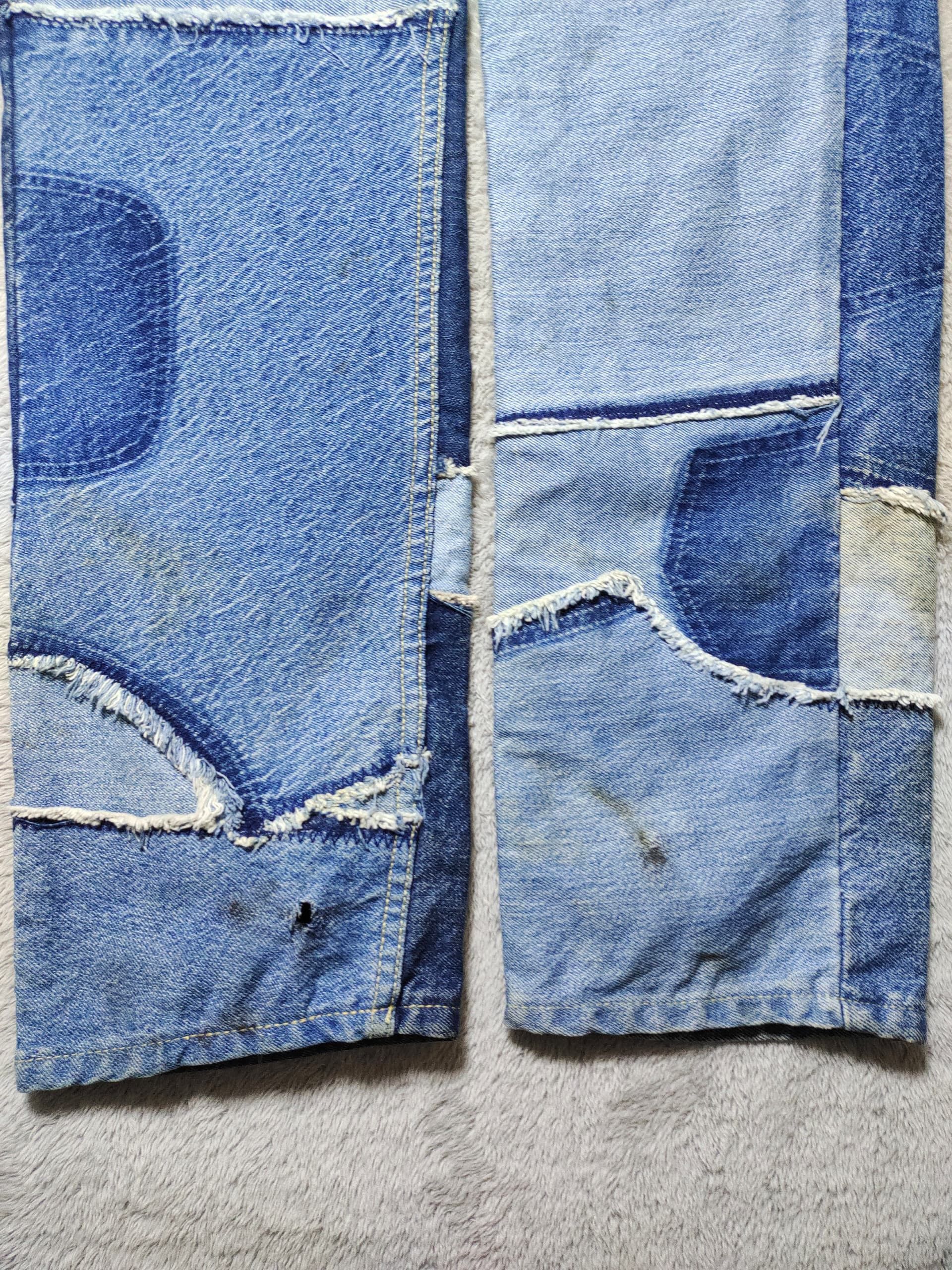 Hysteric Glamour RARE PUNAH PATCHWORK DENIM JEANS INSPIRED HYSTERIC GLAMOUR Size US 32 / EU 48 - 8 Thumbnail