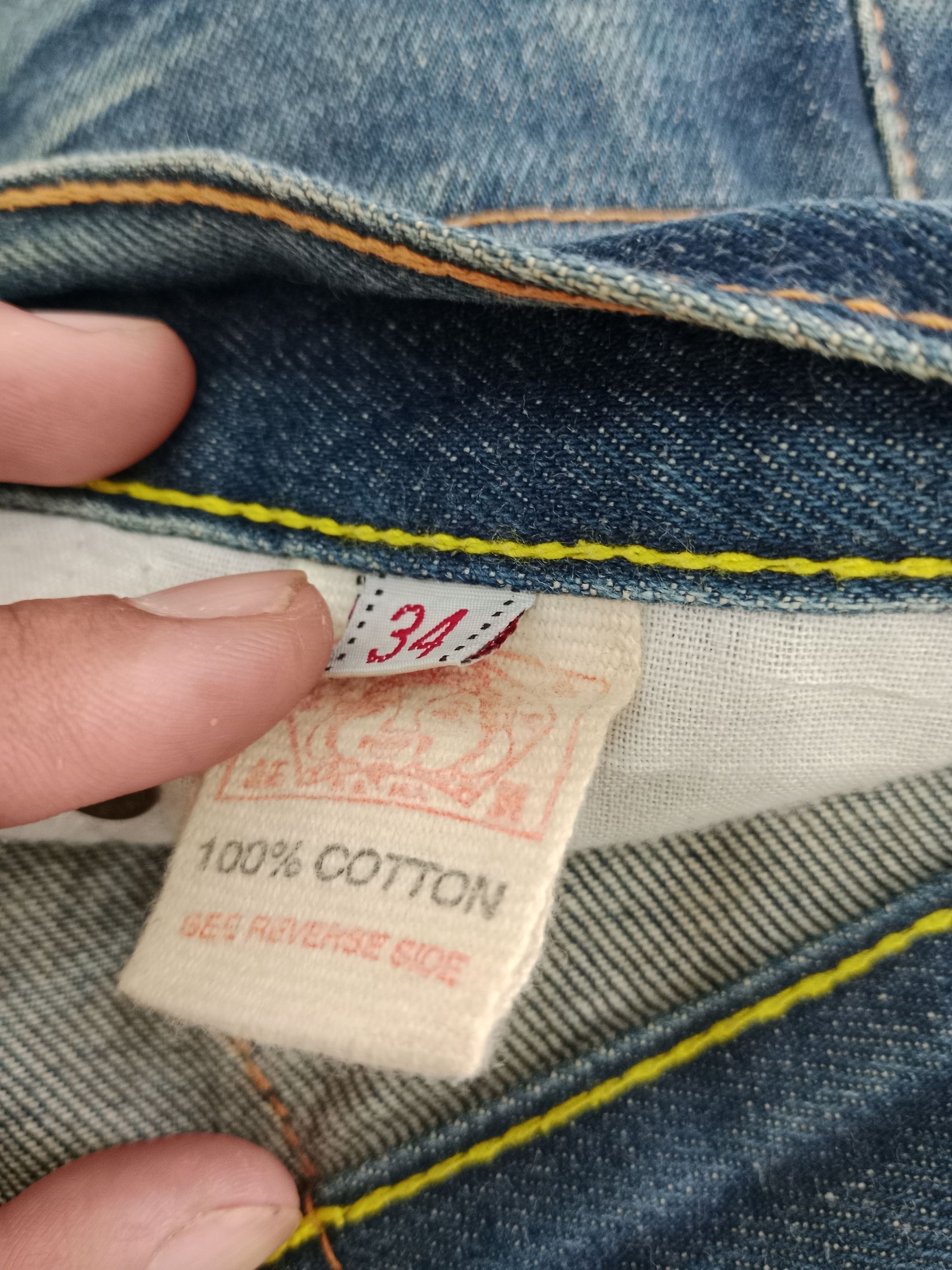 Evisu Vintage Evisu Distressed Jeans Japanese Brand Size US 33 - 11 Thumbnail