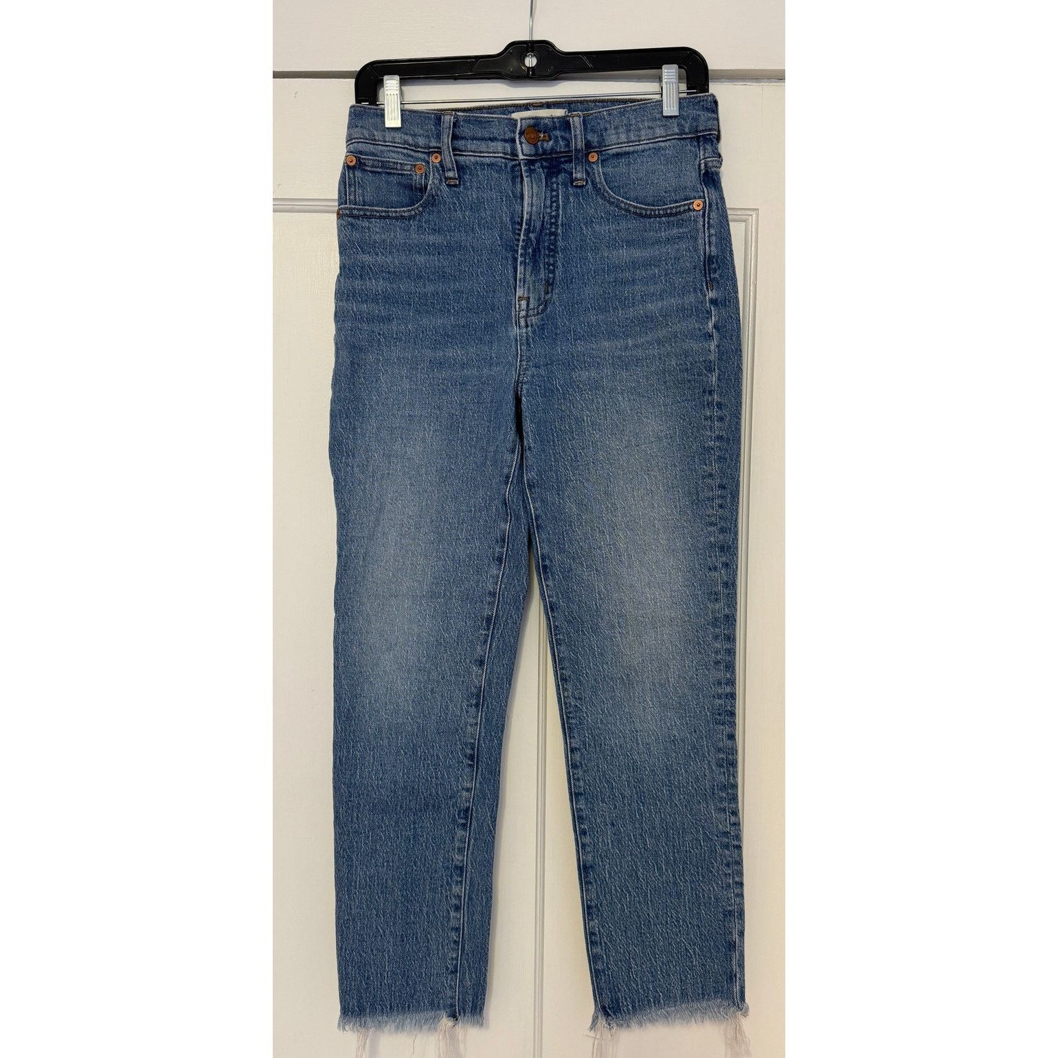 Madewell Madewell Perfect Vintage Denim Raw Hem Jeans SIze 27 Size 27" / US 4 / IT 40 - 1 Thumbnail