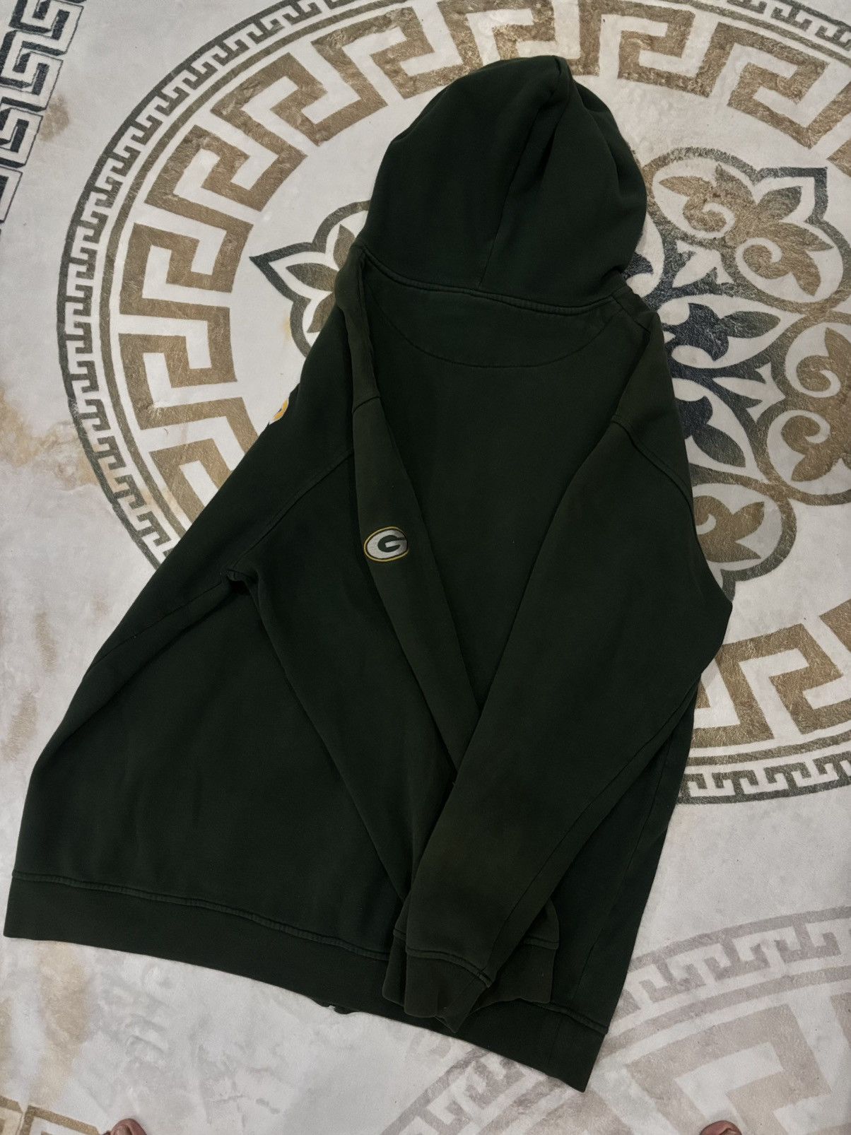 NFL Vintage Green Bay Packers Full-Zip Hoodie - Forest Green Size US XXL / EU 58 / 5 - 9 Thumbnail