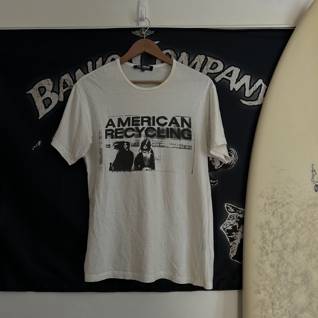 Raf Simons Raf Simons American Recycling Tee Size US S / EU 44-46 / 1 - 1 Thumbnail