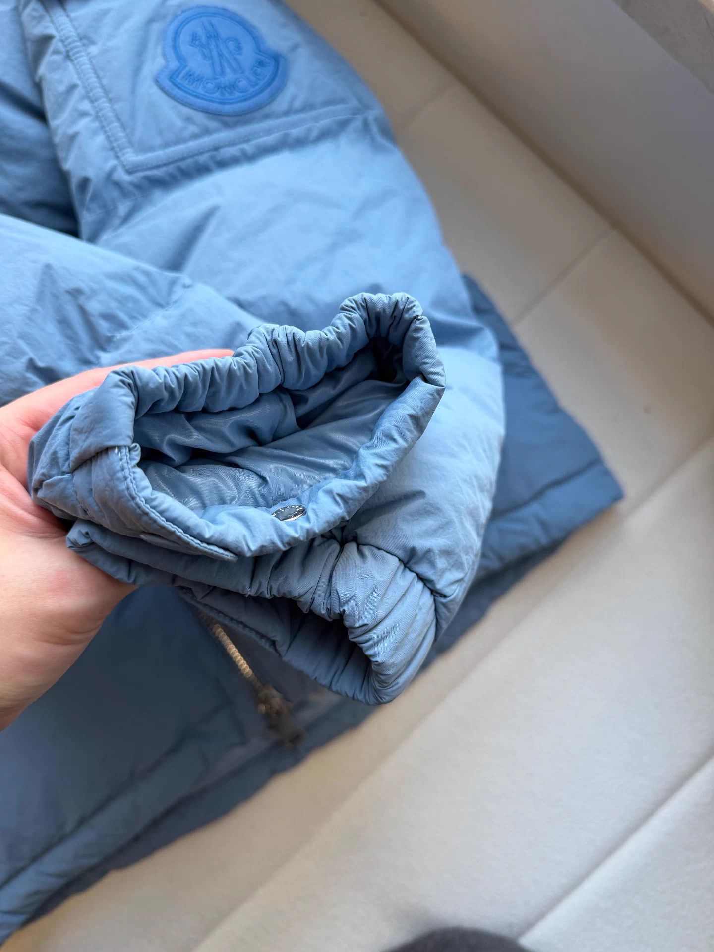 Moncler Moncler puffer jacket mist blue 0 Size XS / US 0-2 / IT 36-38 - 5 Thumbnail