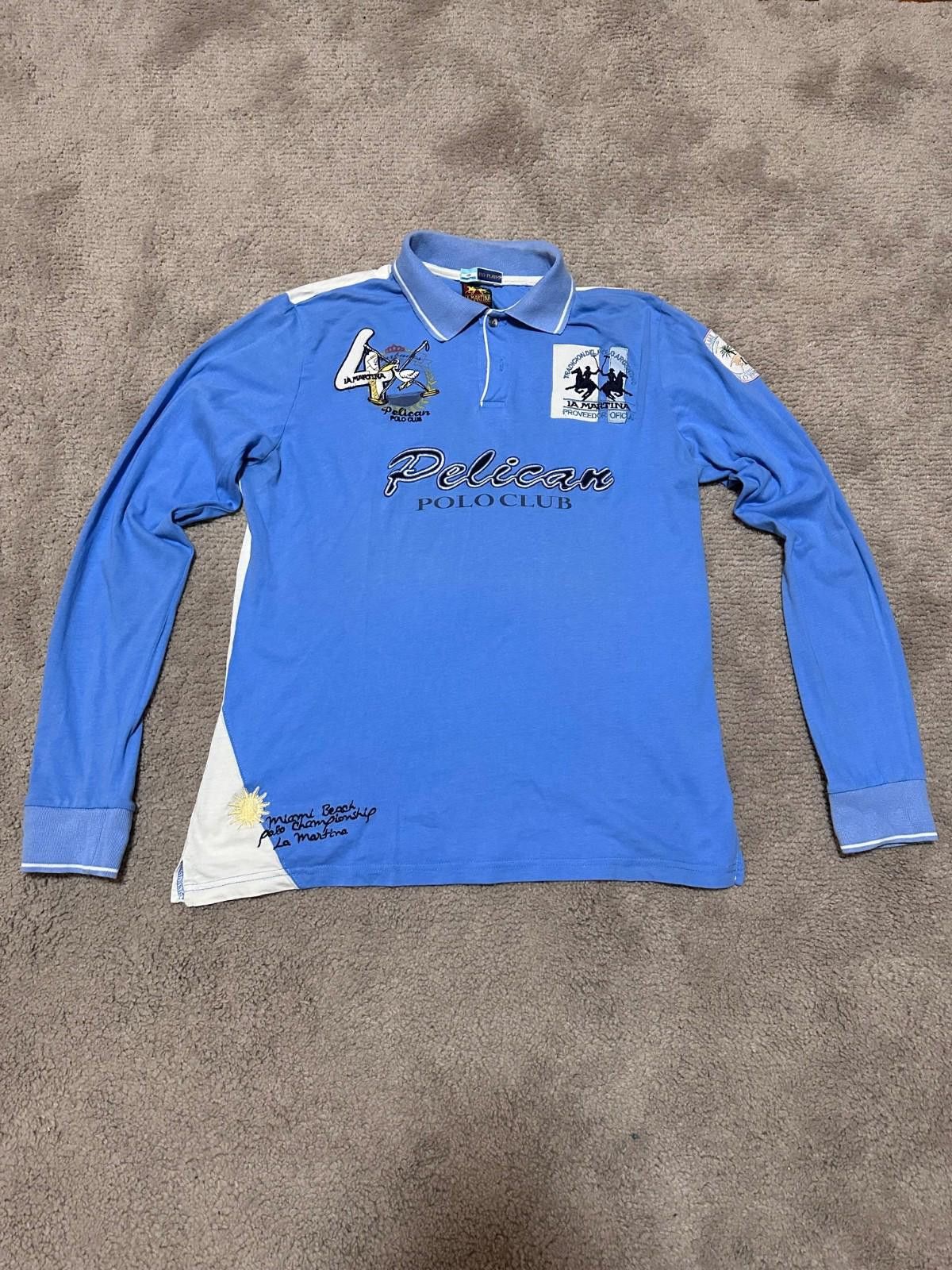 La Martina La Martina Pelican Polo Club #4 Barbados Polo y2k Miami XXL Size US XXL / EU 58 / 5 - 1 Thumbnail
