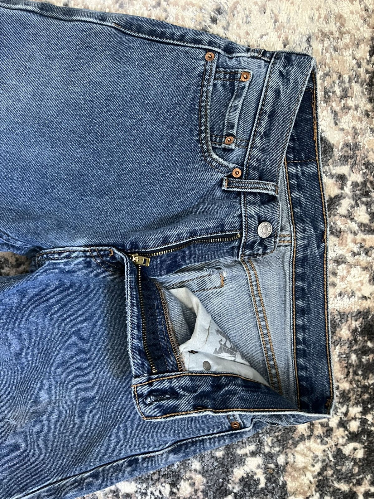 Levi's Vintage distressed 501 jeans Size US 29 - 2 Thumbnail