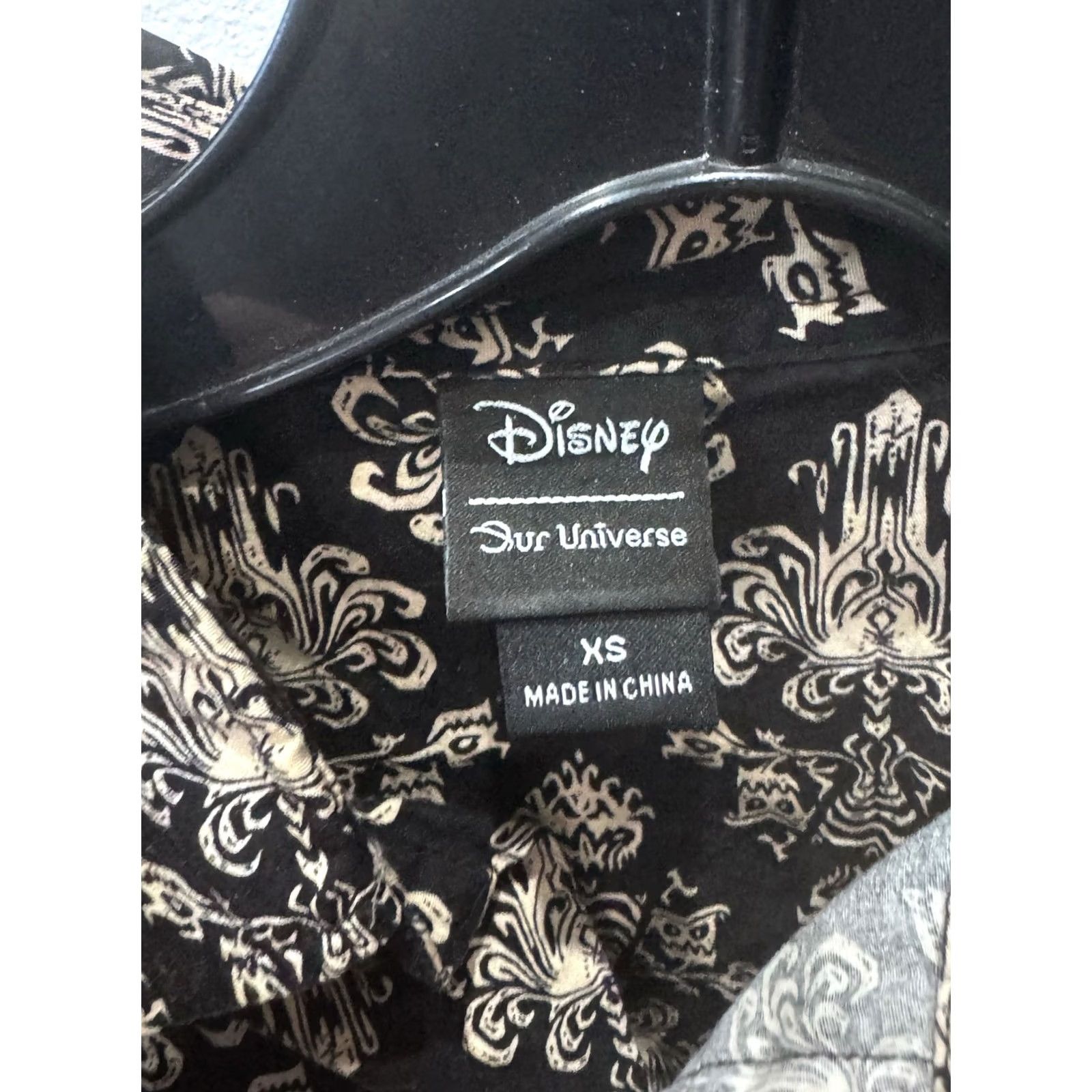 Disney Disney Shirt XS Extra Small Our Universe Paisley Skeleton Mens Size US XS / EU 42 / 0 - 6 Thumbnail