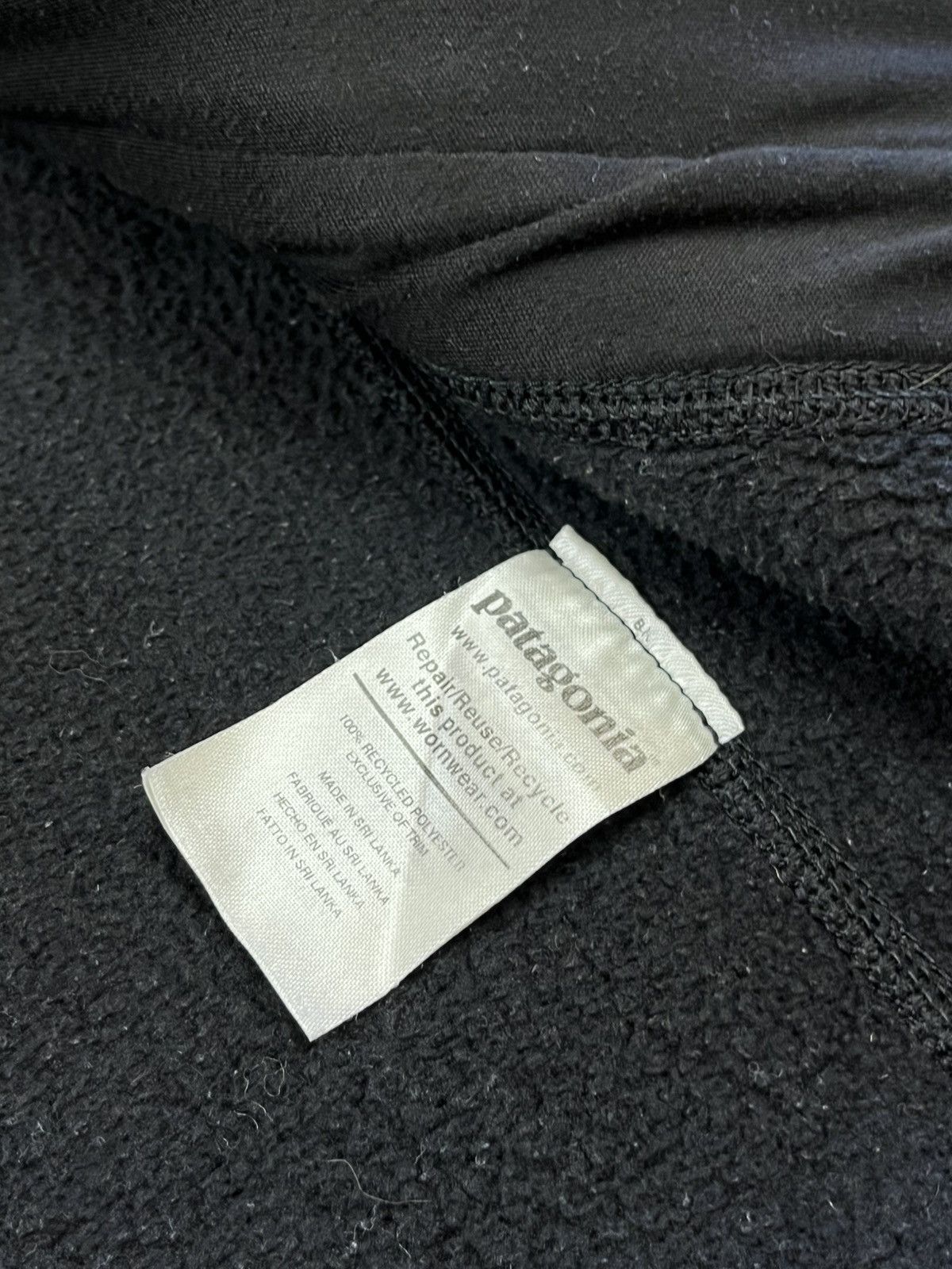 Patagonia Patagonia Fleece Zip Up Polar black Sherpa sweatshirt bluza Size US M / EU 48-50 / 2 - 7 Thumbnail