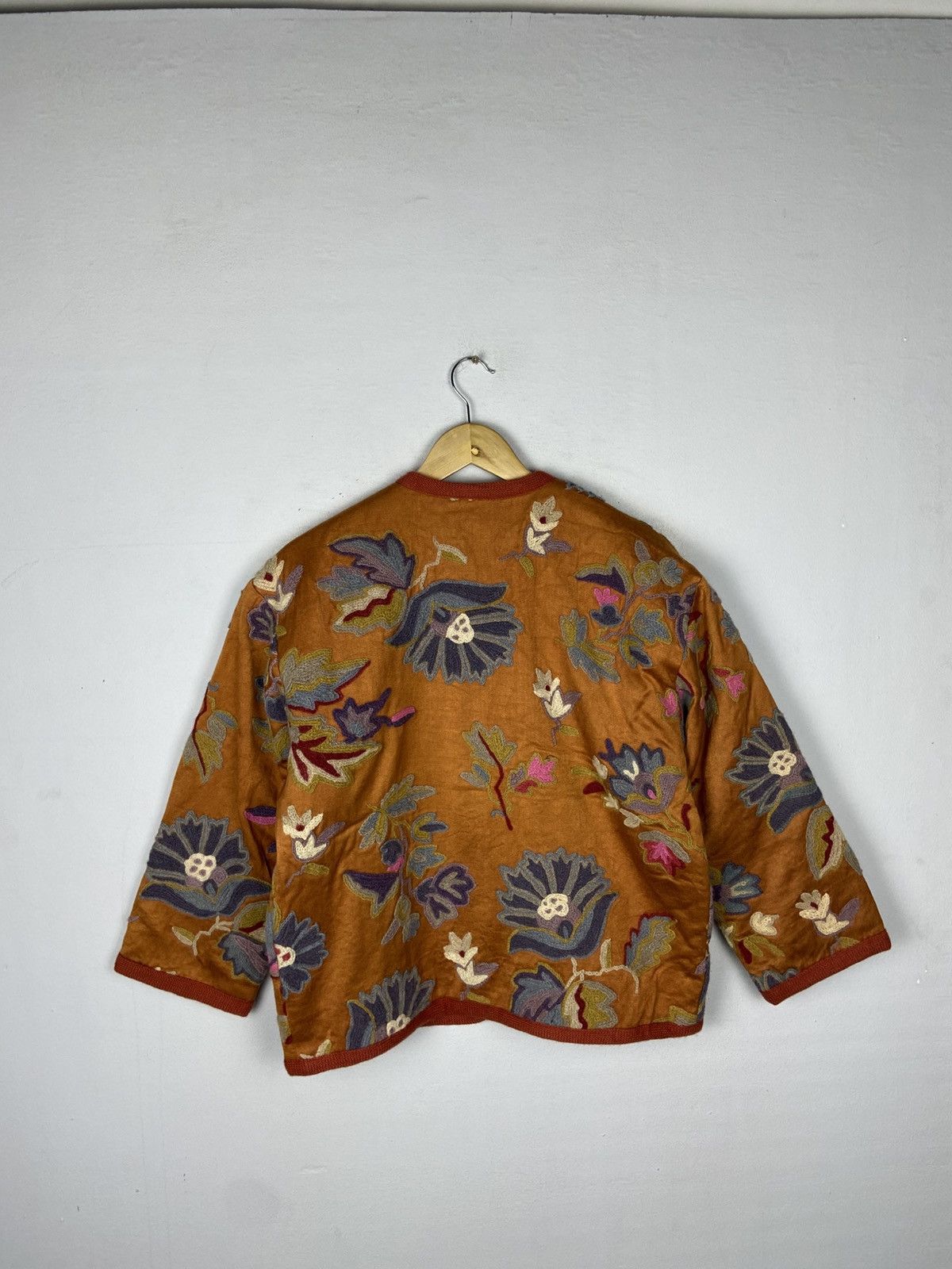 Japanese Brand VINTAGE BOHO EMBROIDERED FOLK ART ETHNUV HIPPIE Size L / US 10 / IT 46 - 7 Thumbnail