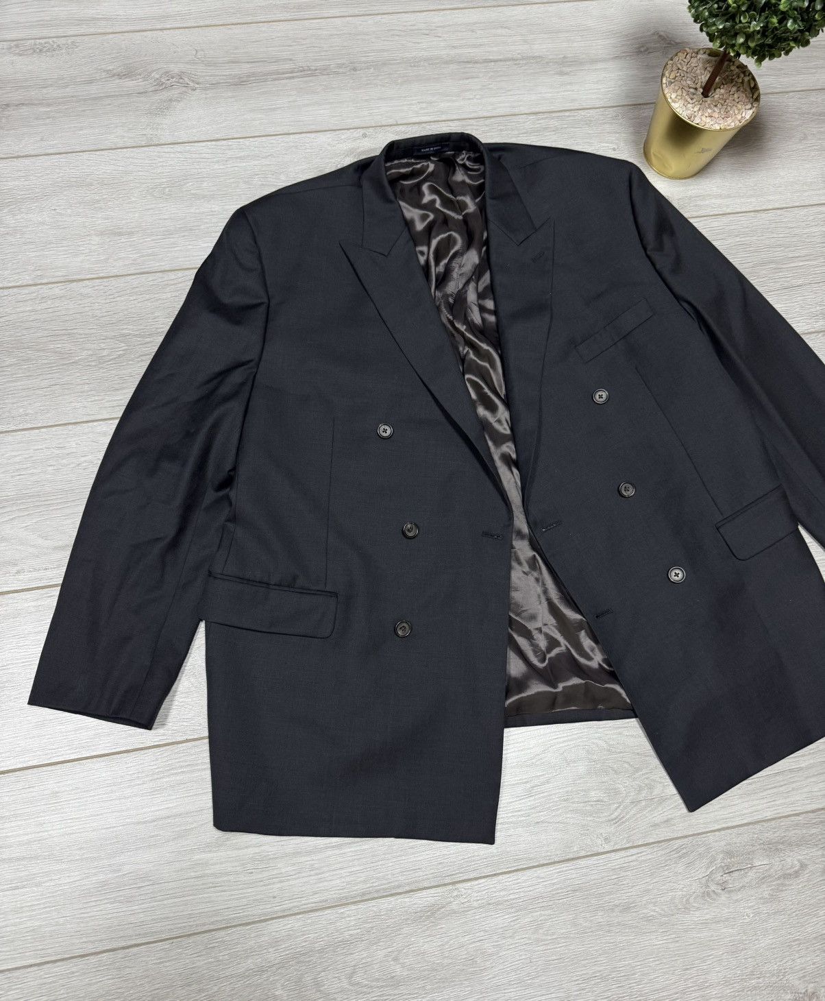Polo Ralph Lauren Polo Ralph Lauren double breasted blazer jacket wool Size 48R - 3 Thumbnail