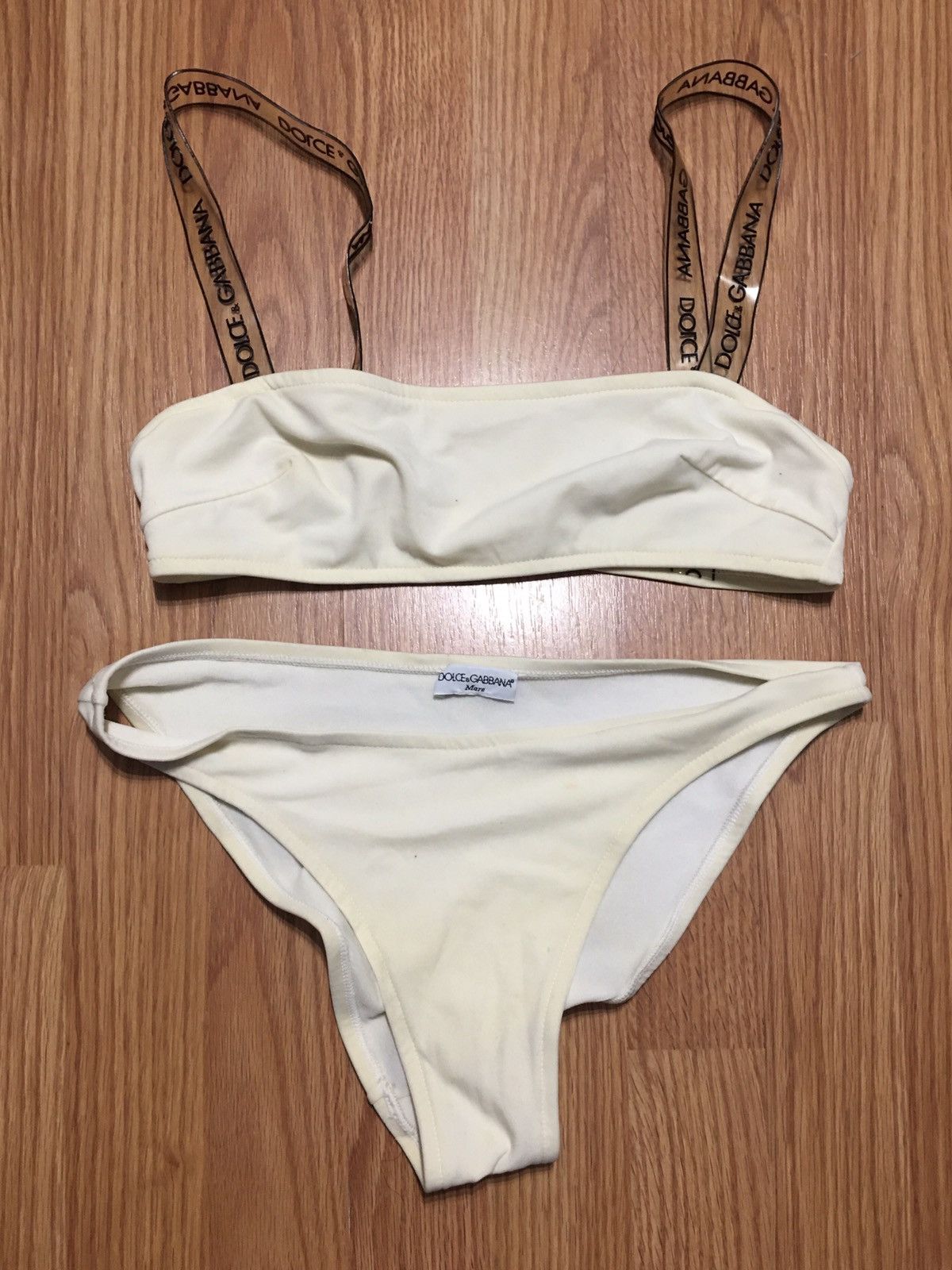 Dolce & Gabbana DOLCE & GABBANA Swimwear Logo Bikini Swimsuit Beachwear Size M / US 6-8 / IT 42-44 - 6 Thumbnail