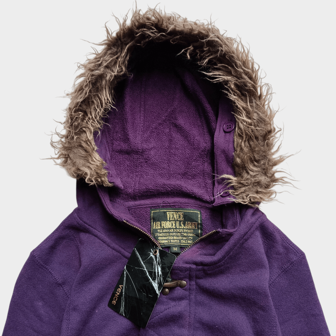 14th Addiction × If Six Was Nine × Le Grande Bleu (L.G.B.) Vence Air force faux fur hoodie Size US M / EU 48-50 / 2 - 4 Thumbnail