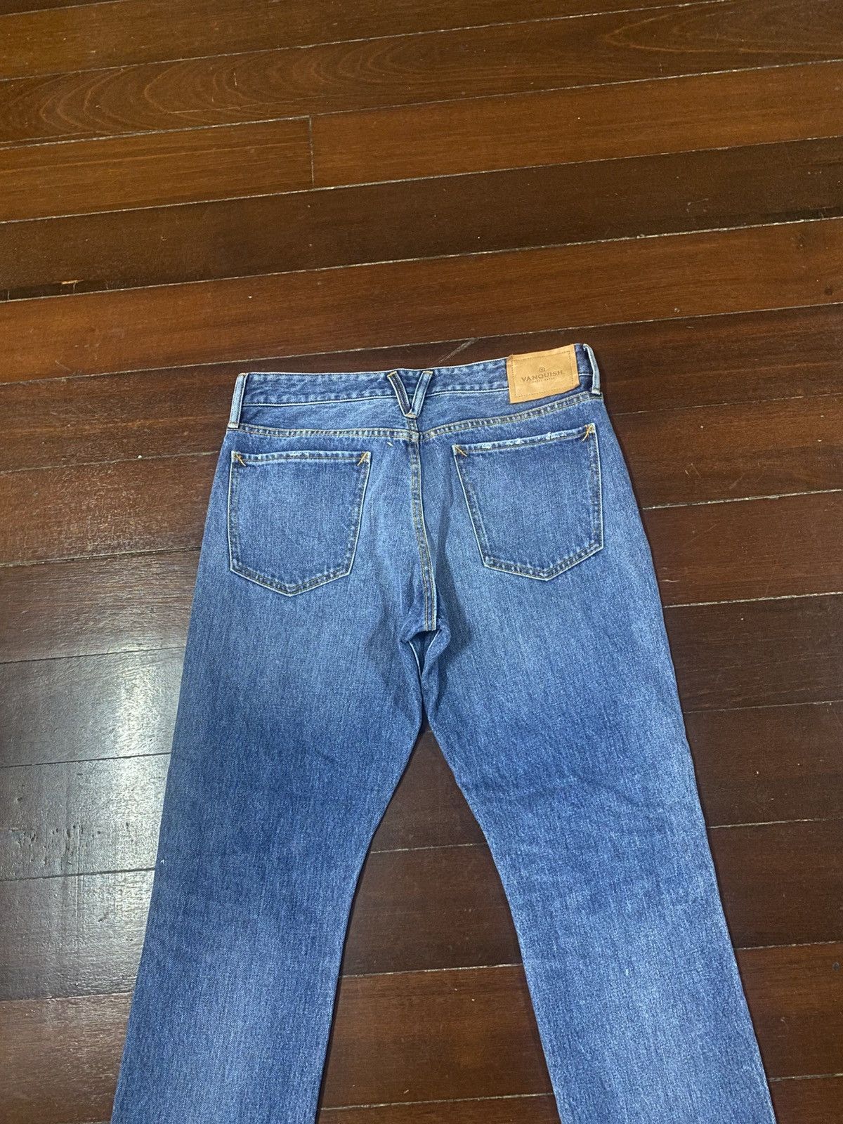 Vanquish Vanquish Japan Faded Blue Jeans distressed Size US 34 / EU 50 - 14 Thumbnail