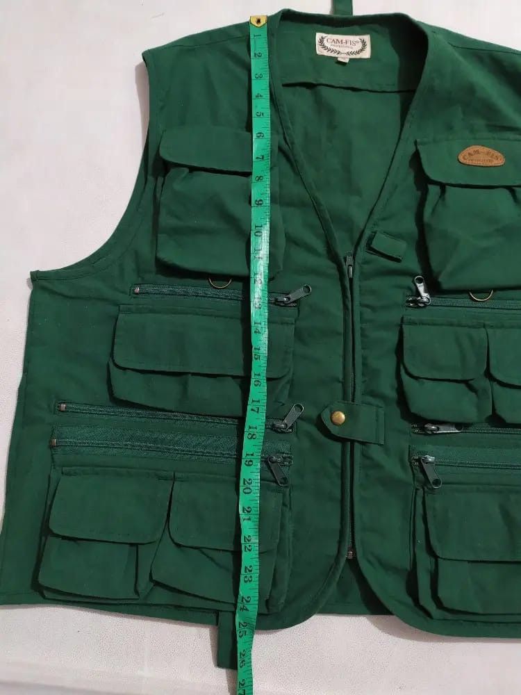 Vintage Tactical Parachute Multi Pocket Vest CAMFIS Japanese Brand Size US XL / EU 56 / 4 - 12 Thumbnail