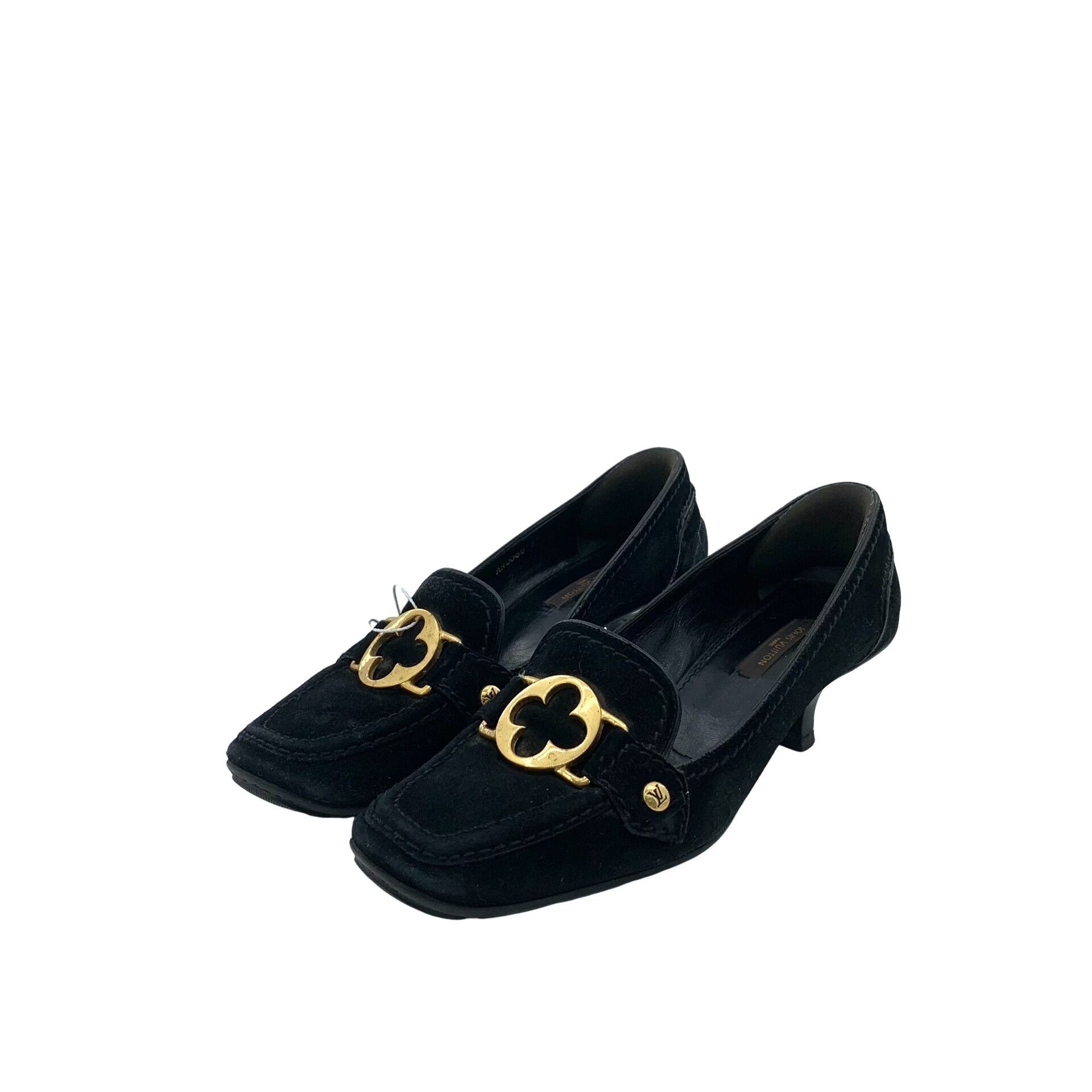 Louis Vuitton Louis Vuitton Suede Buckle Heels IT 37 Size US 7 / IT 37 - 1 Thumbnail