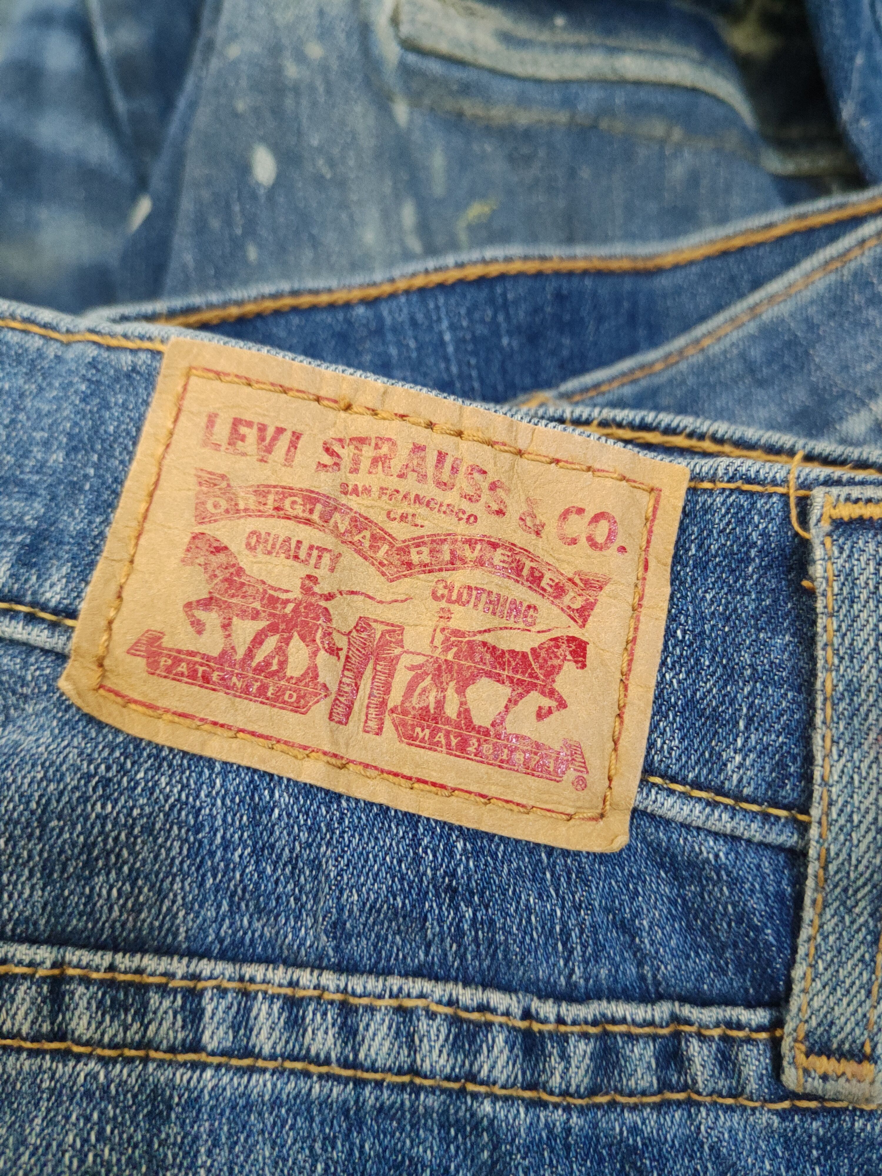Levi's Levi's painter bootcut Distressed Ripped denim Jeans #W1980 Size 27" / US 4 / IT 40 - 14 Thumbnail