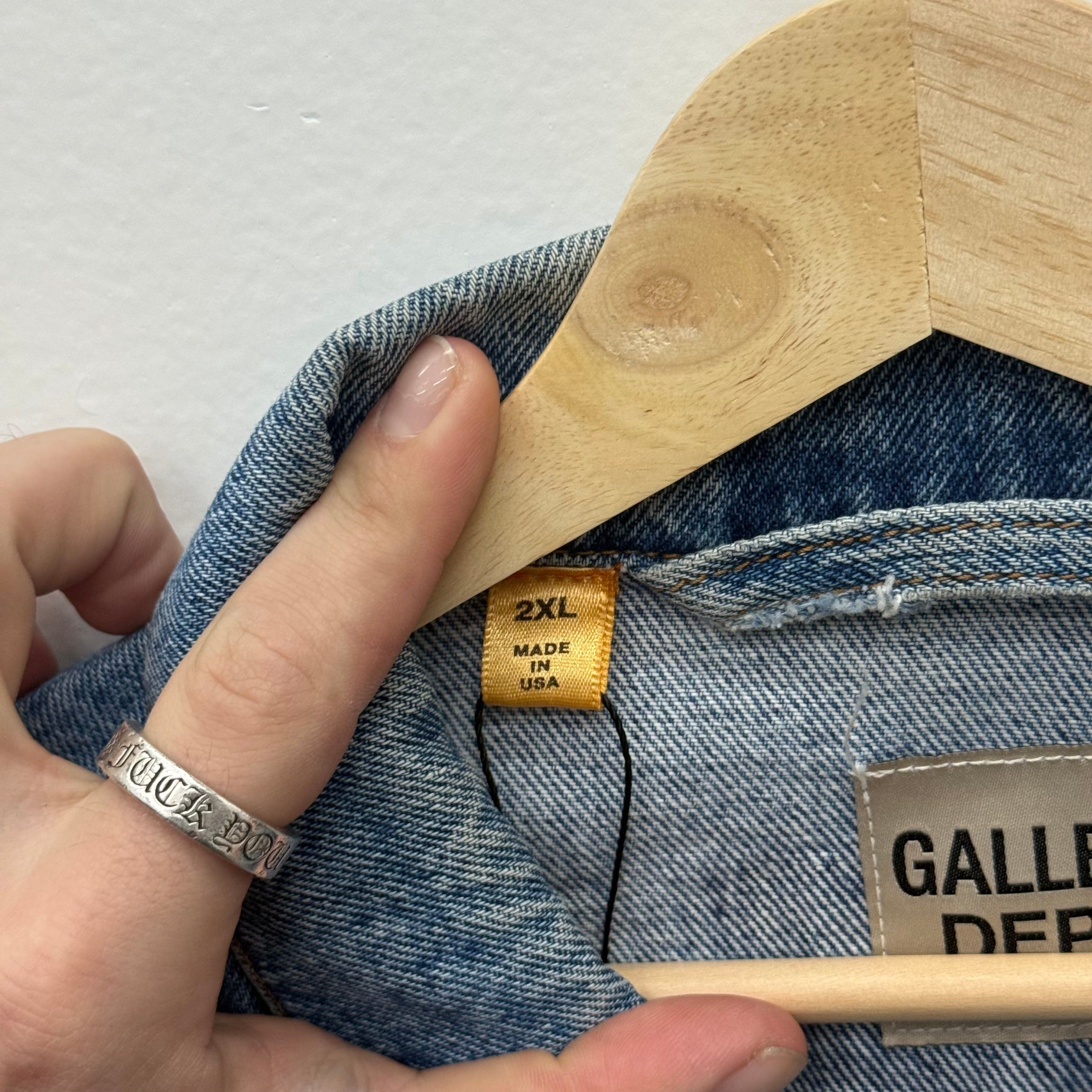 Gallery Dept. Gallery Dept Denim Logo Andy Jacket - Size XXL Size US XXL / EU 58 / 5 - 6 Thumbnail