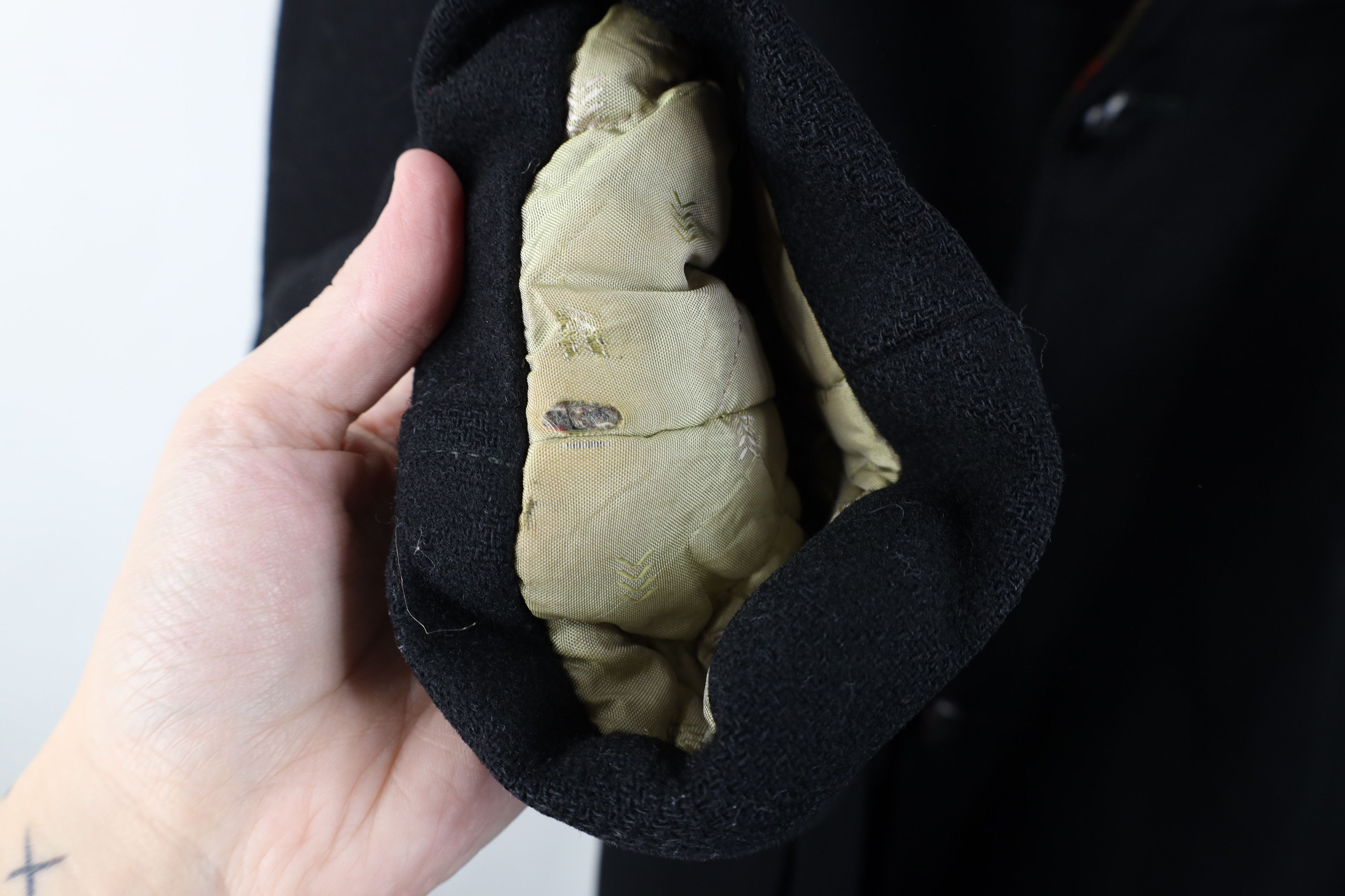 Vintage Vintage 50s Union Wool Button Down Collared Jacket Black USA Size US XL / EU 56 / 4 - 6 Thumbnail