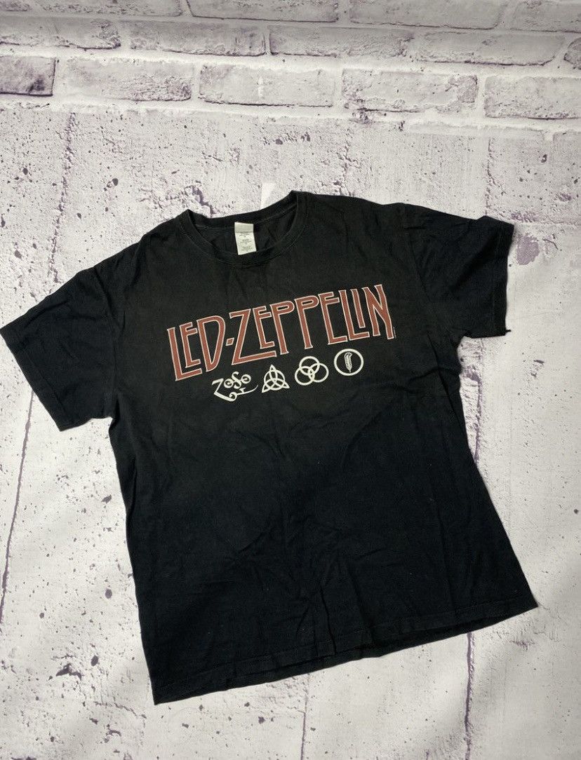 Led Zeppelin MENS Led Zeppelin Logo Tee 2011s vintage T-Shirt Size US L / EU 52-54 / 3 - 1 Thumbnail