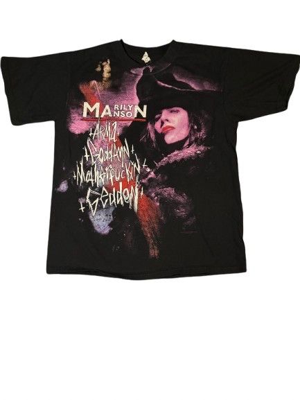 Vintage 2000s Marilyn Manson T-shirt Size US M / EU 48-50 / 2 - 1 Thumbnail