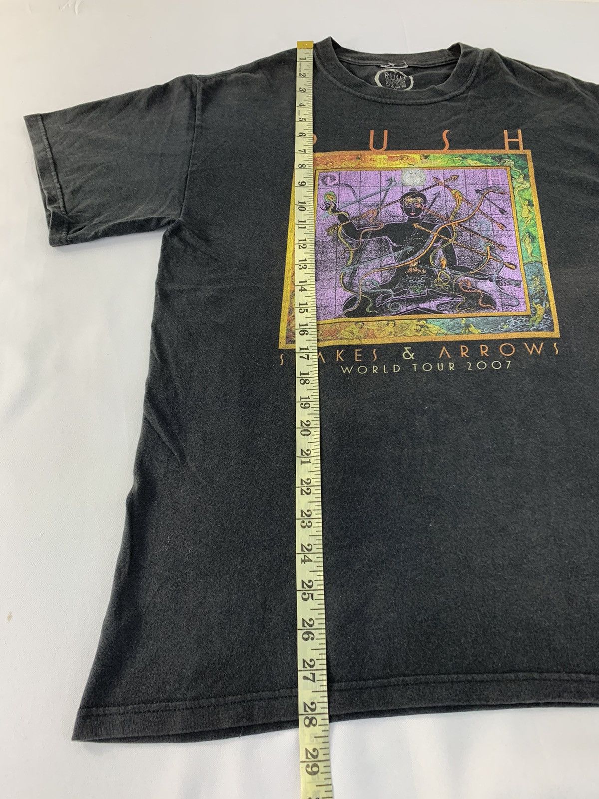 Band Tees Rush Band Snake & Arrows World Tour 2007 Brahma God Logo Tee Size US M / EU 48-50 / 2 - 9 Thumbnail