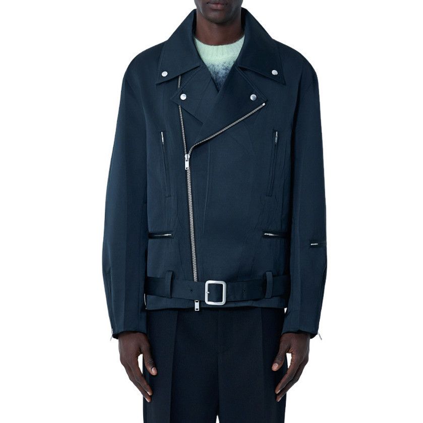 Jil Sander JIL SANDER Black Belted Jacket New & Authentic (Men's size:X Size US XL / EU 56 / 4 - 1 Thumbnail