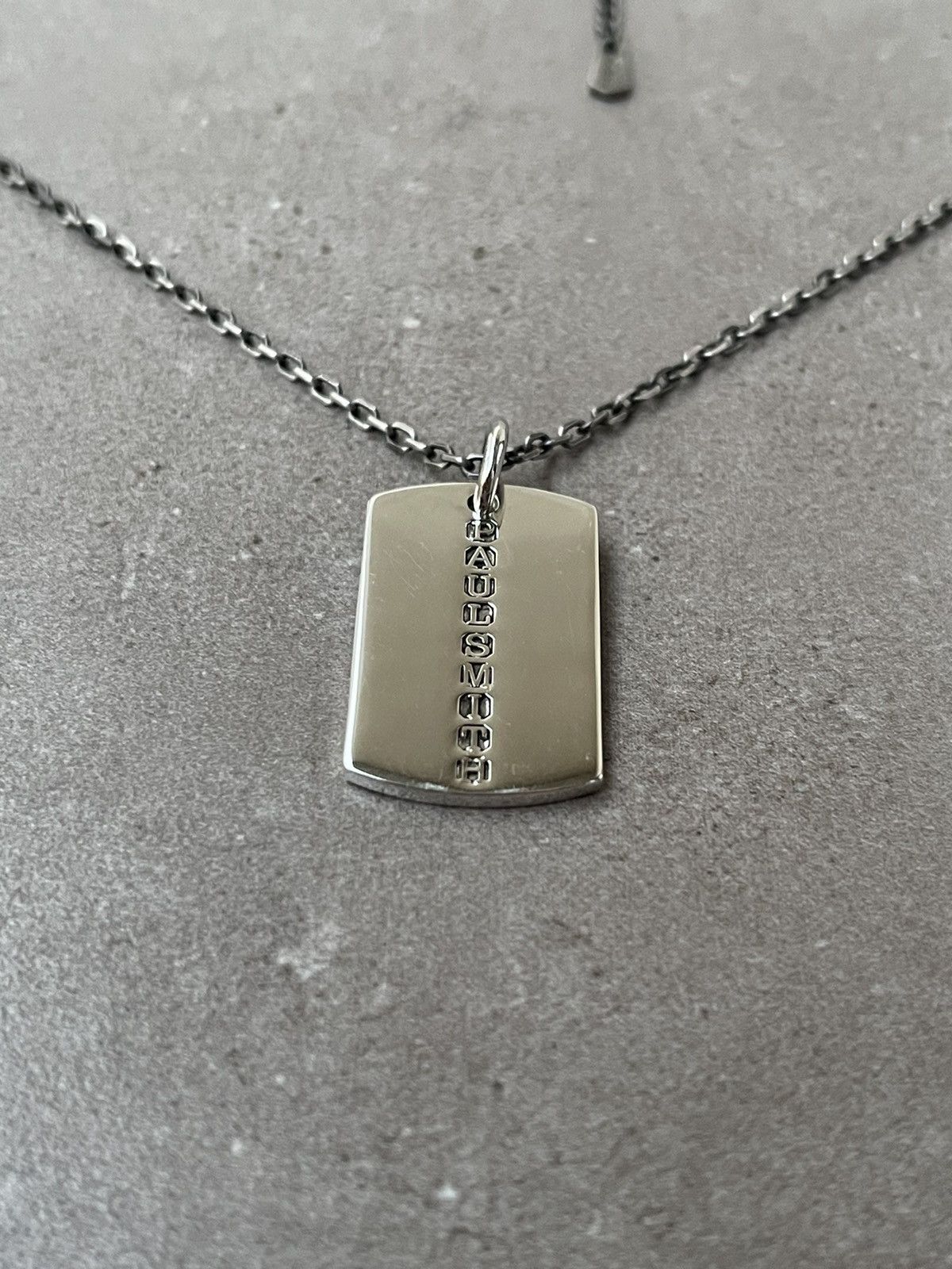 Paul Smith !DS! SS23 Paul Smith Dog Tag Necklace Size ONE SIZE - 8 Thumbnail