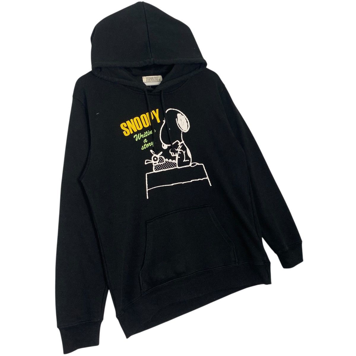 Vintage Vintage Peanuts Printed Hoodie Sweater Black Size L Size US L / EU 52-54 / 3 - 6 Thumbnail