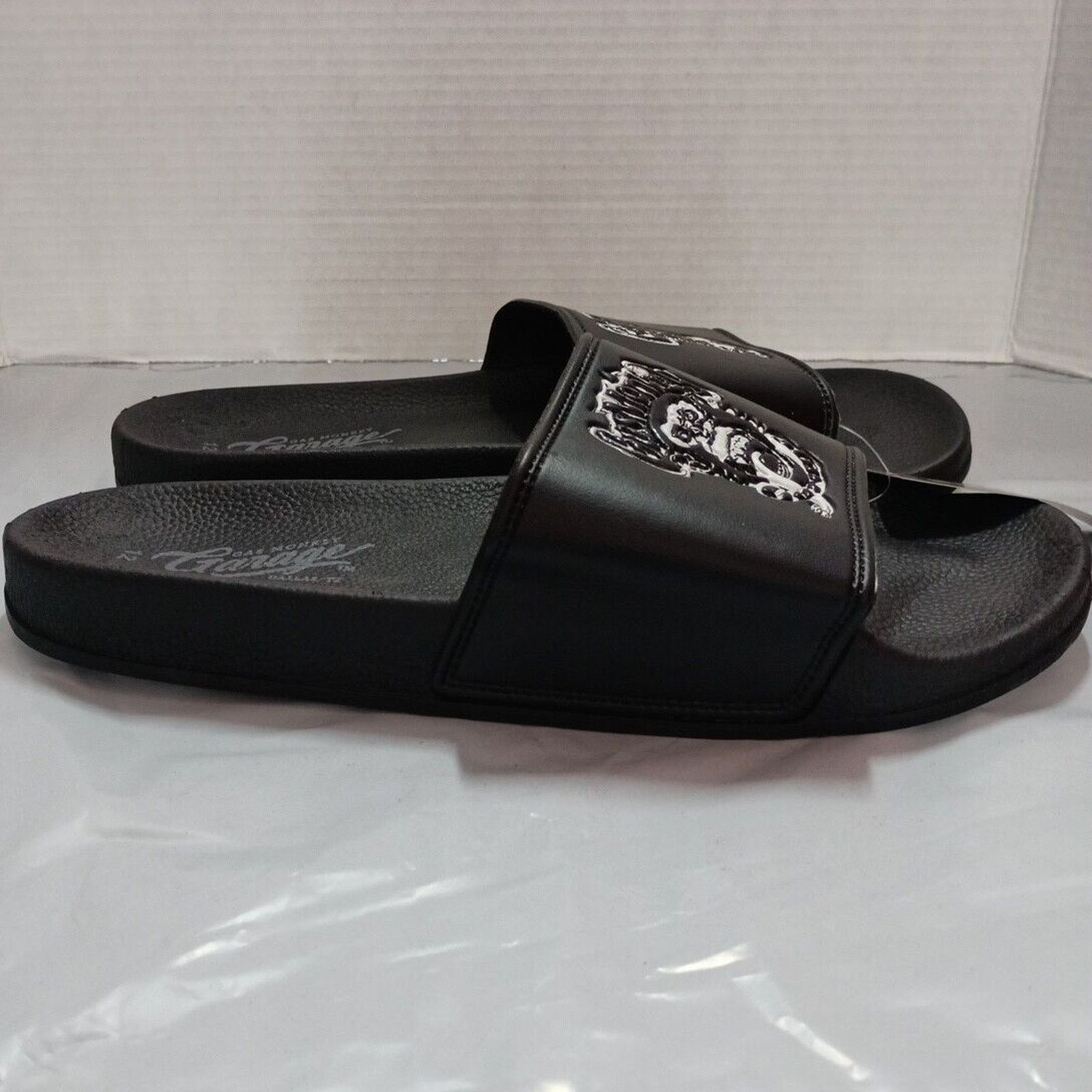 Other Gas Monkey Garage Slides Sandals Men's Size 12 Black Size US 12 / EU 45 - 2 Thumbnail