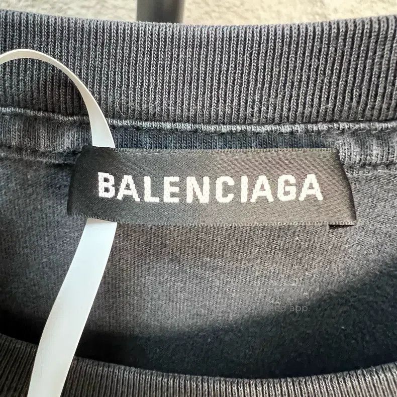 Balenciaga Back Spiral Lineage Slogan Short-sleeve